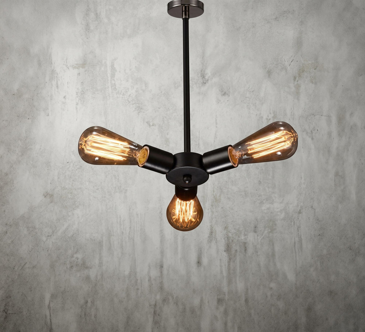 Elegant semi-flush mount ceiling chandelier - Vitrine Furniture - Ceiling lights