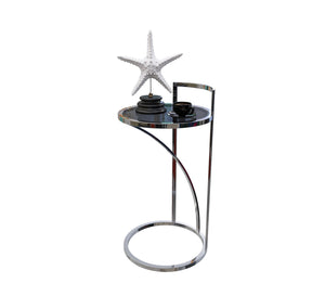Elegant side table with a round top - Vitrine Furniture - Furniture