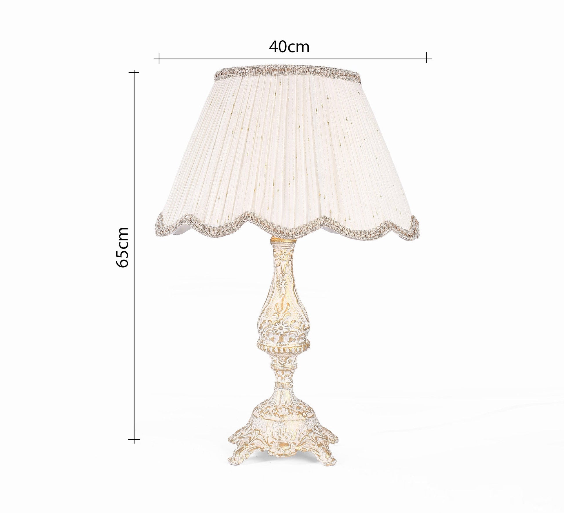 Elegant table lamp with a classic finish - Vitrine Furniture - Lighting