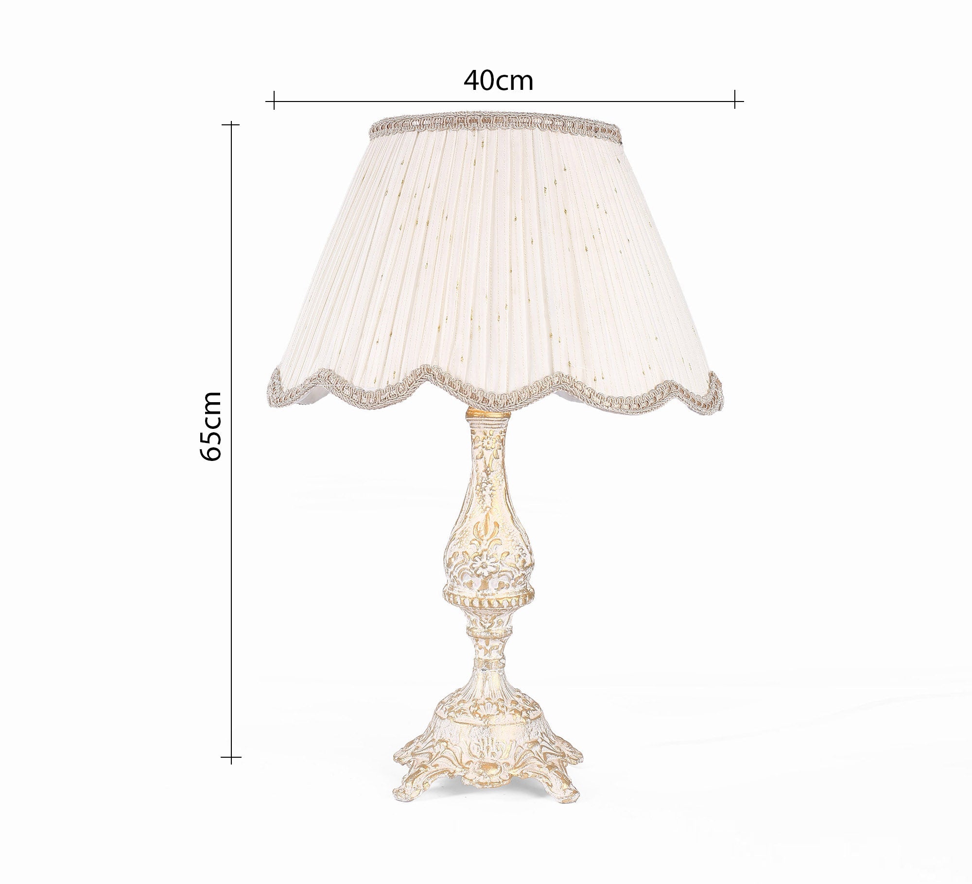 Elegant table lamp with a classic finish - Vitrine Furniture - Lighting