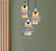 Elegant Triple Ceiling Chandelier - Vitrine Furniture - Lighting