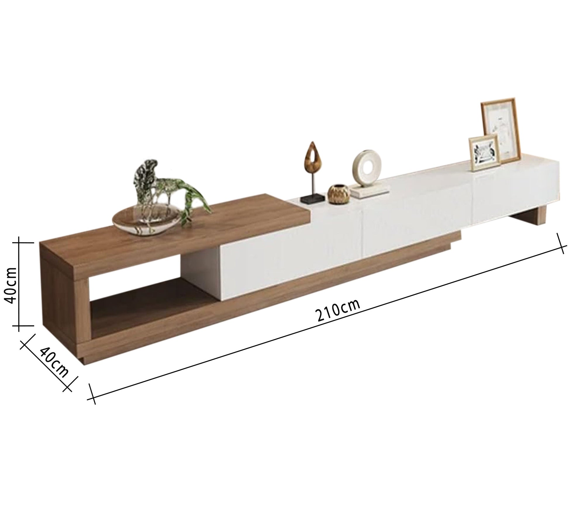 Elegant TV stand with a sophisticated design - Vitrine Furniture - Furniture