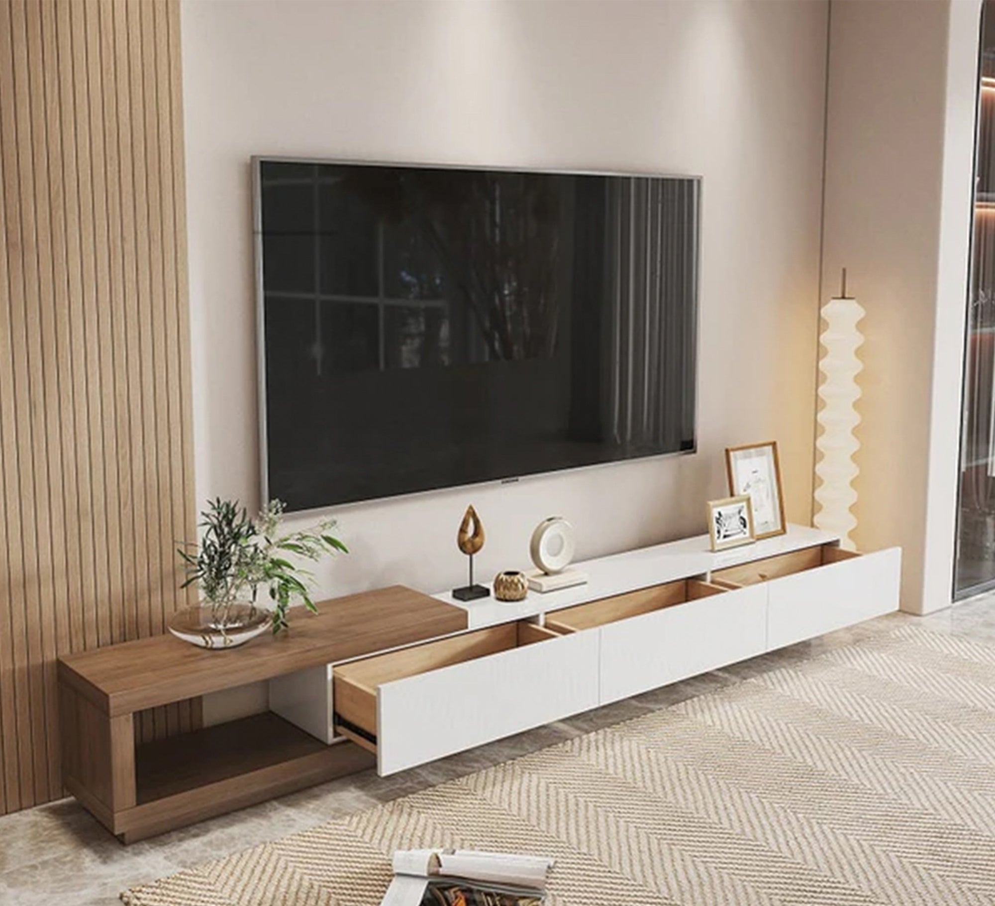 Elegant TV stand with a sophisticated design - Vitrine Furniture - Furniture