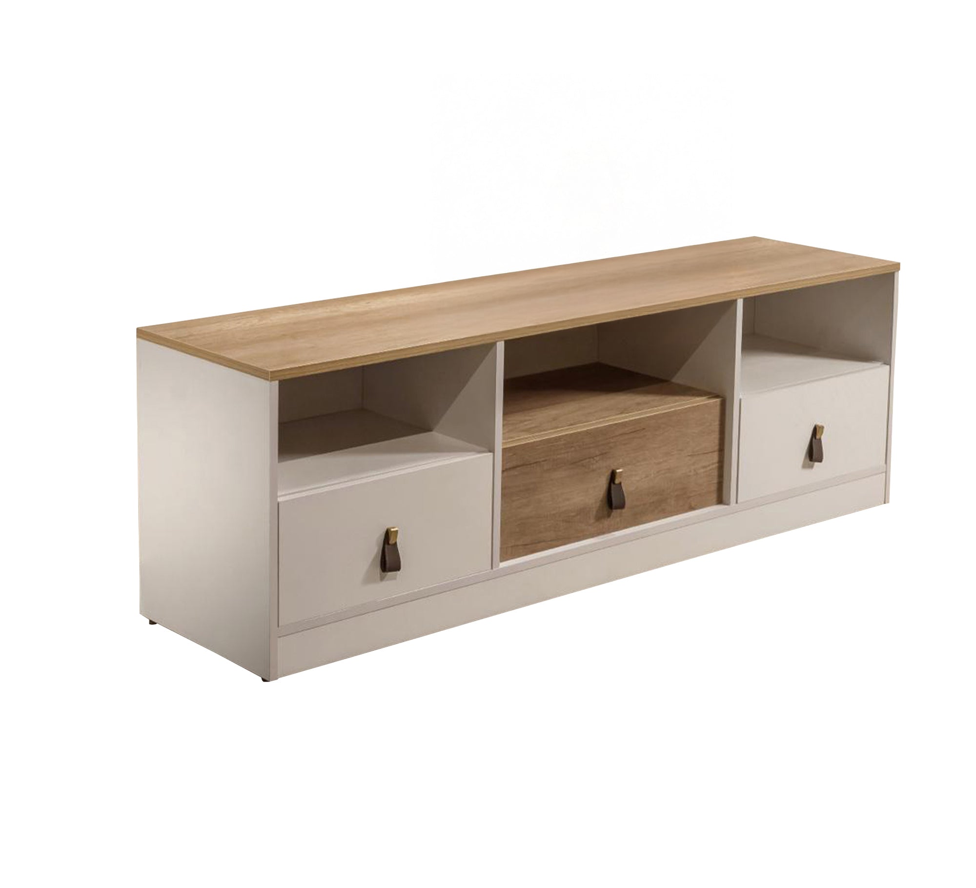 Elegant TV stand with three drawers - Vitrine Furniture - Furniture