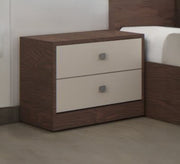 Elegant two - drawer nightstand - Vitrine Furniture - Furniture