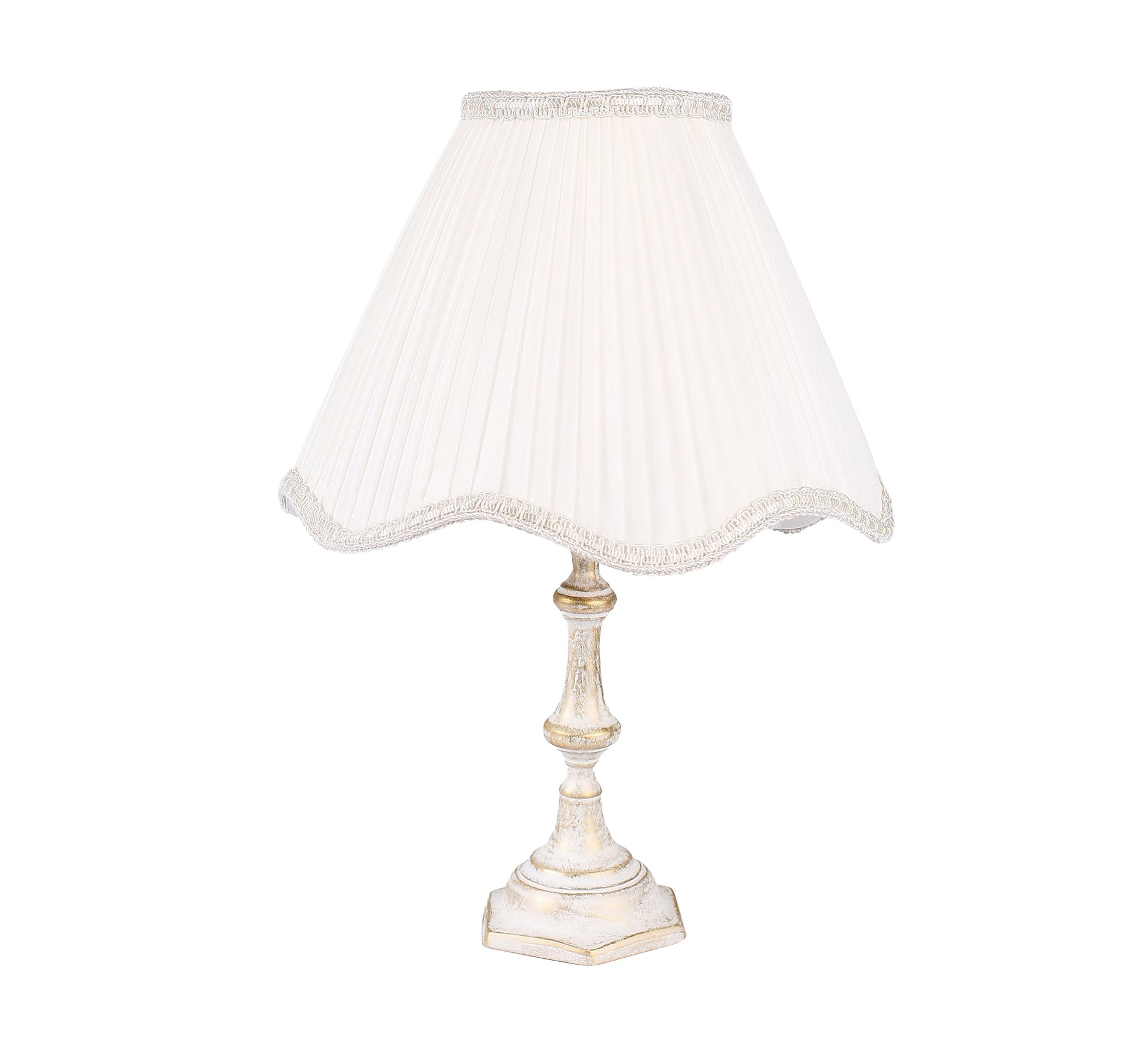 Elegant white antique lamp - Vitrine Furniture - Lighting