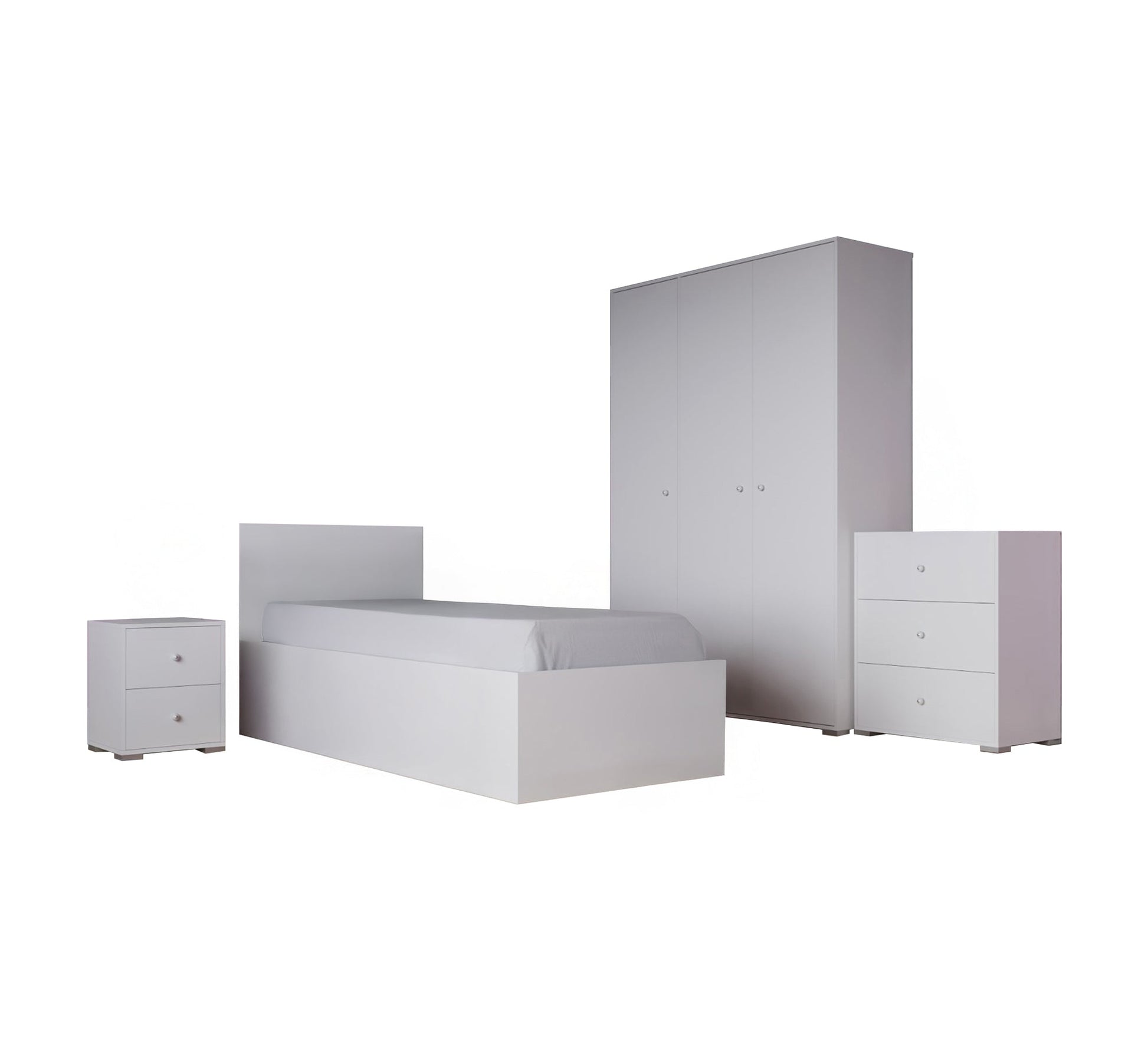 Elegant white bedroom - Vitrine Furniture - Furniture