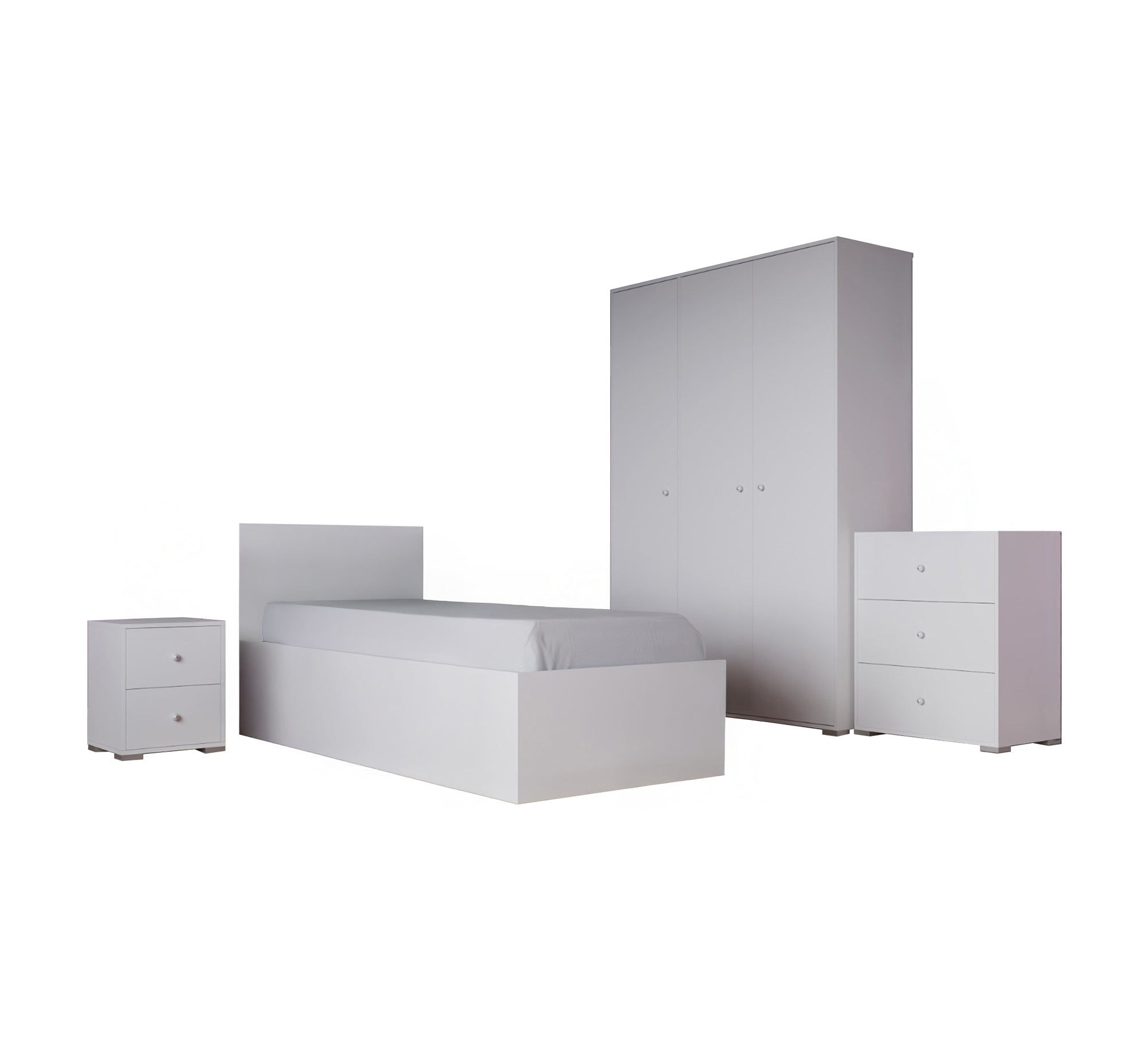 Elegant white bedroom - Vitrine Furniture - Furniture