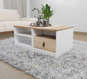 Elegant white coffee table - Vitrine Furniture - Furniture