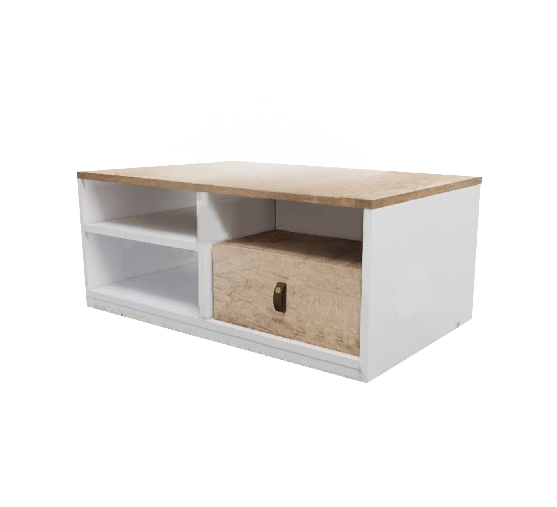 Elegant white coffee table - Vitrine Furniture - Furniture