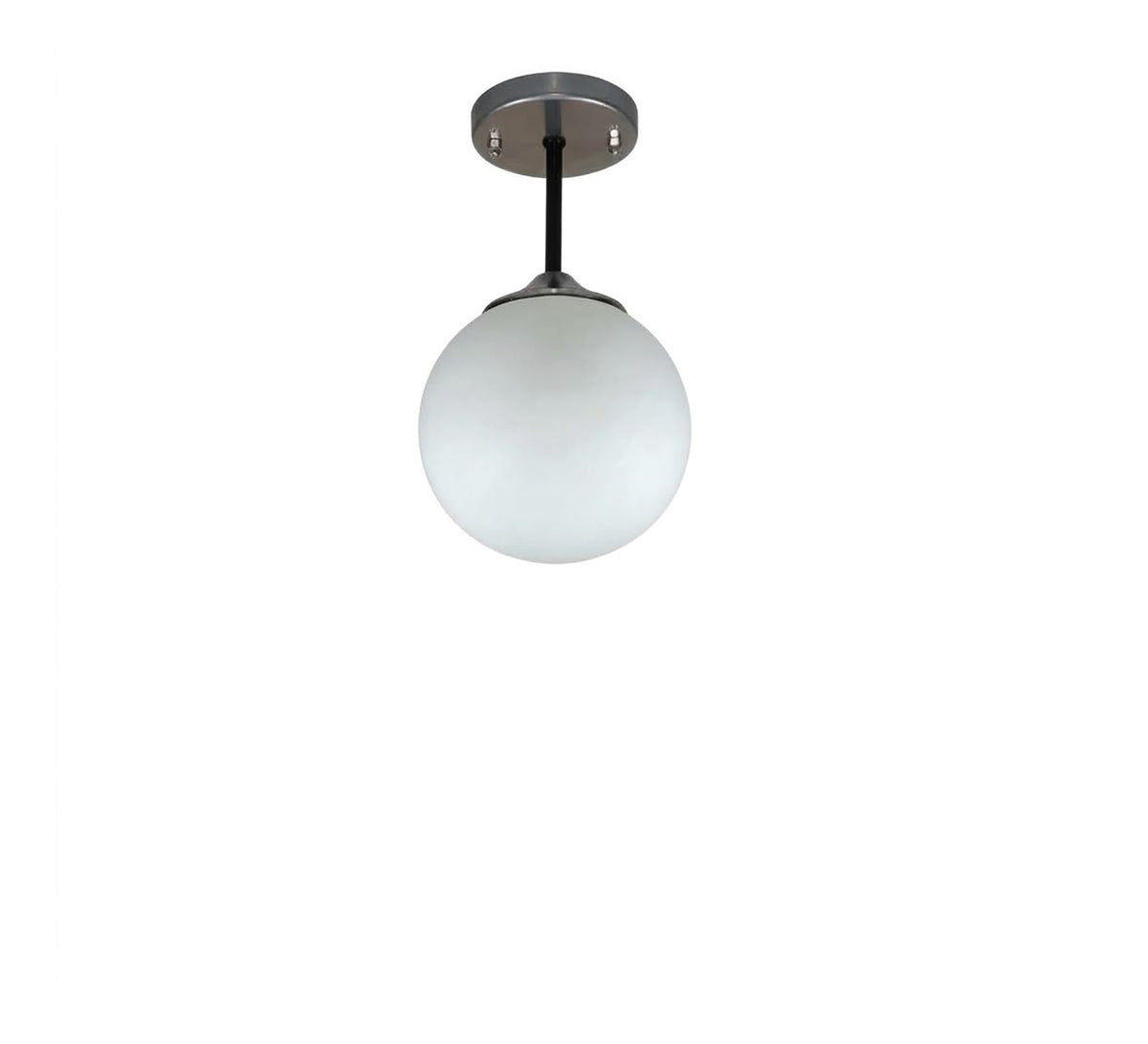 Elegant white glass globe pendant light - Vitrine Furniture - Ceiling lights