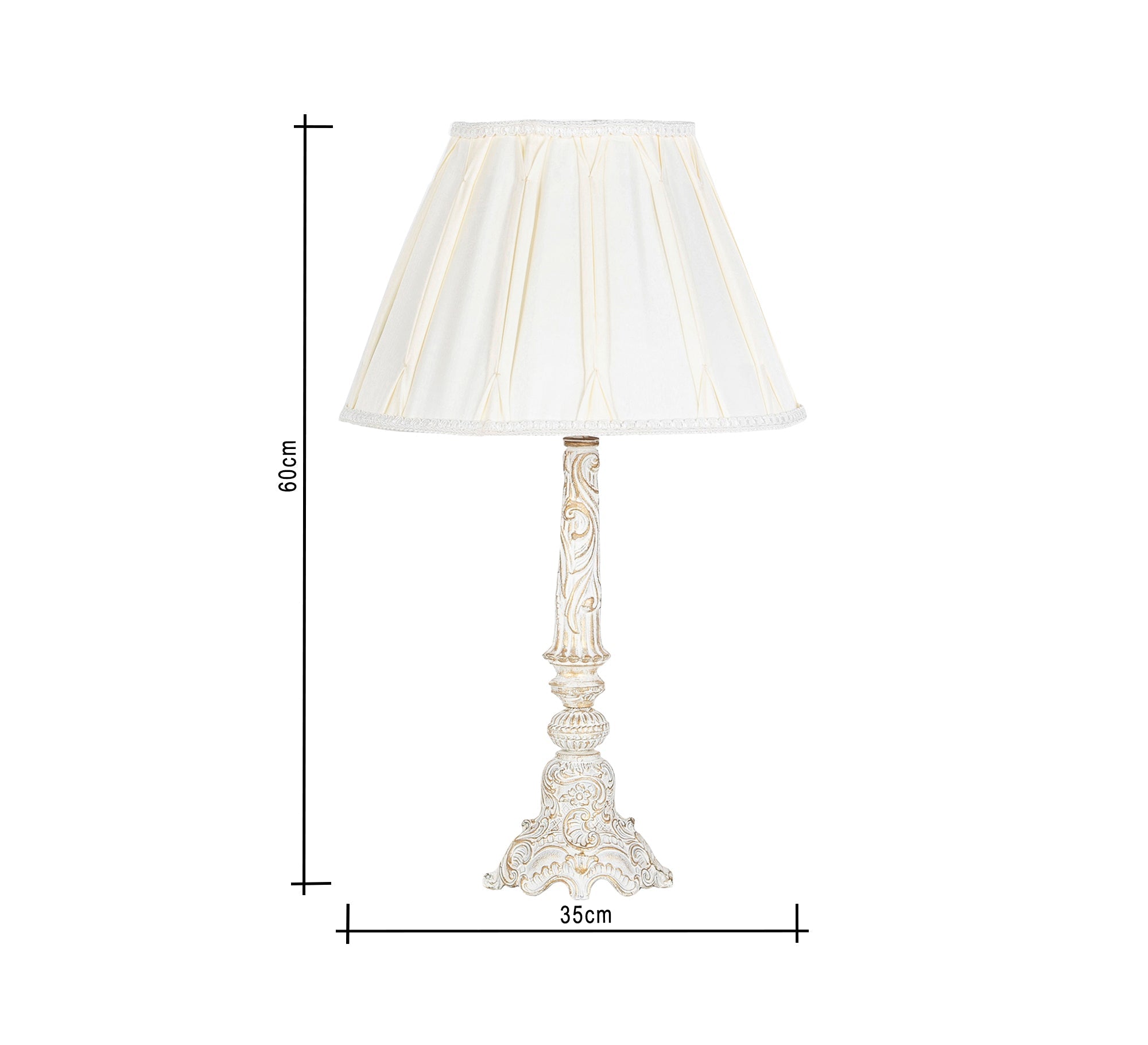 Elegant white lampshade - Vitrine Furniture - Lighting