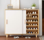 Elegant white shoe rack - Vitrine Furniture - Furniture