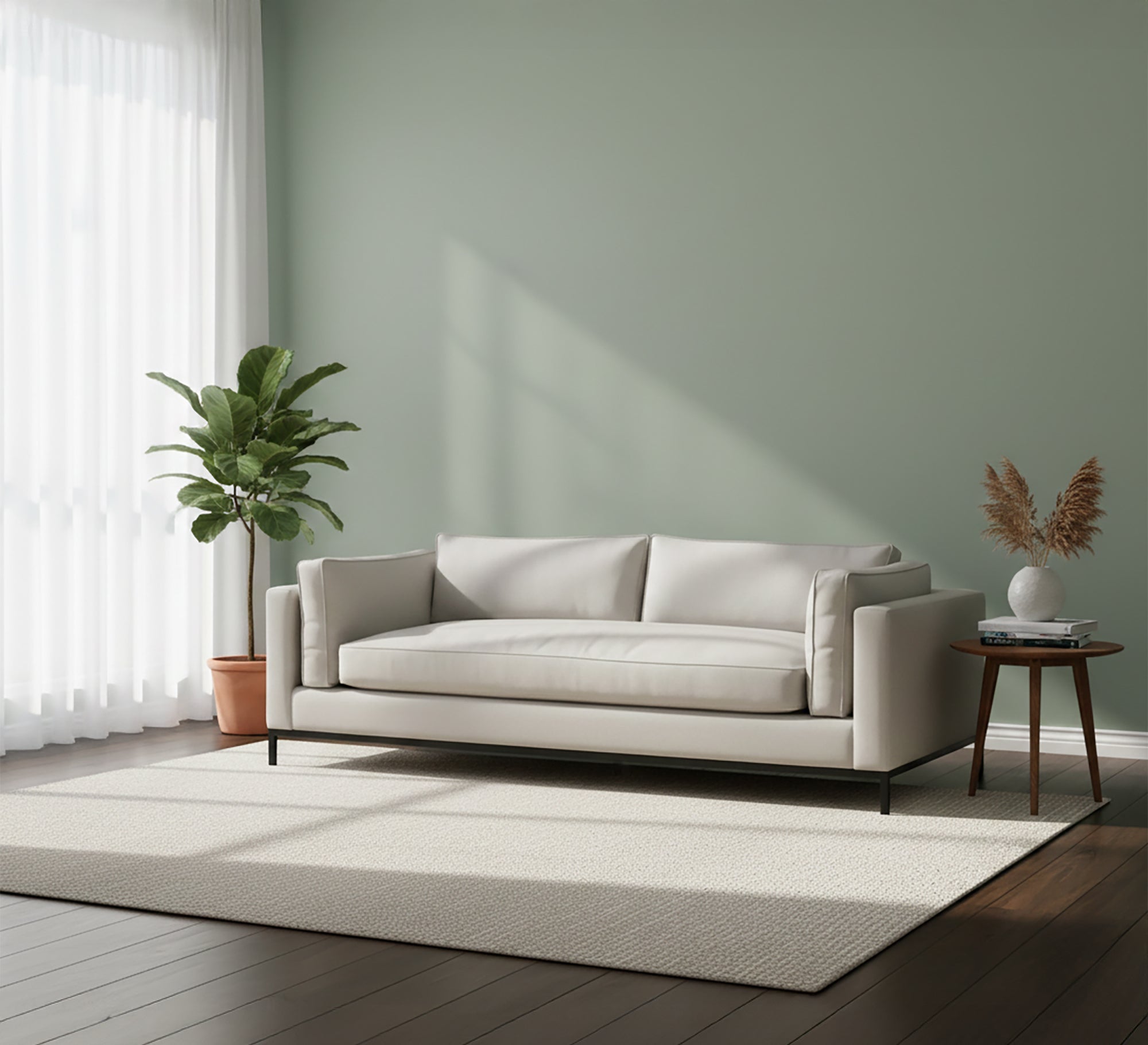 Elegant white sofa - Vitrine Furniture - Living room Sofas