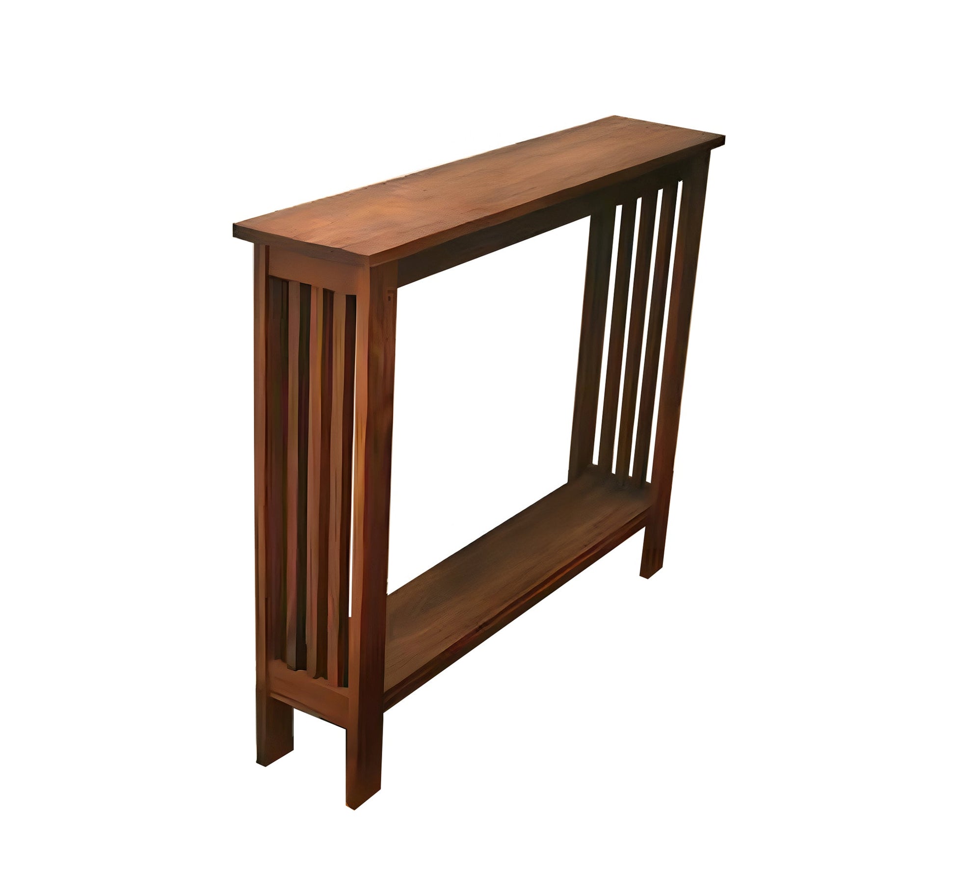 Elegant wooden console table with an artistic touch - Vitrine Furniture - Furniture