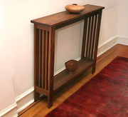Elegant wooden console table with an artistic touch - Vitrine Furniture - Furniture