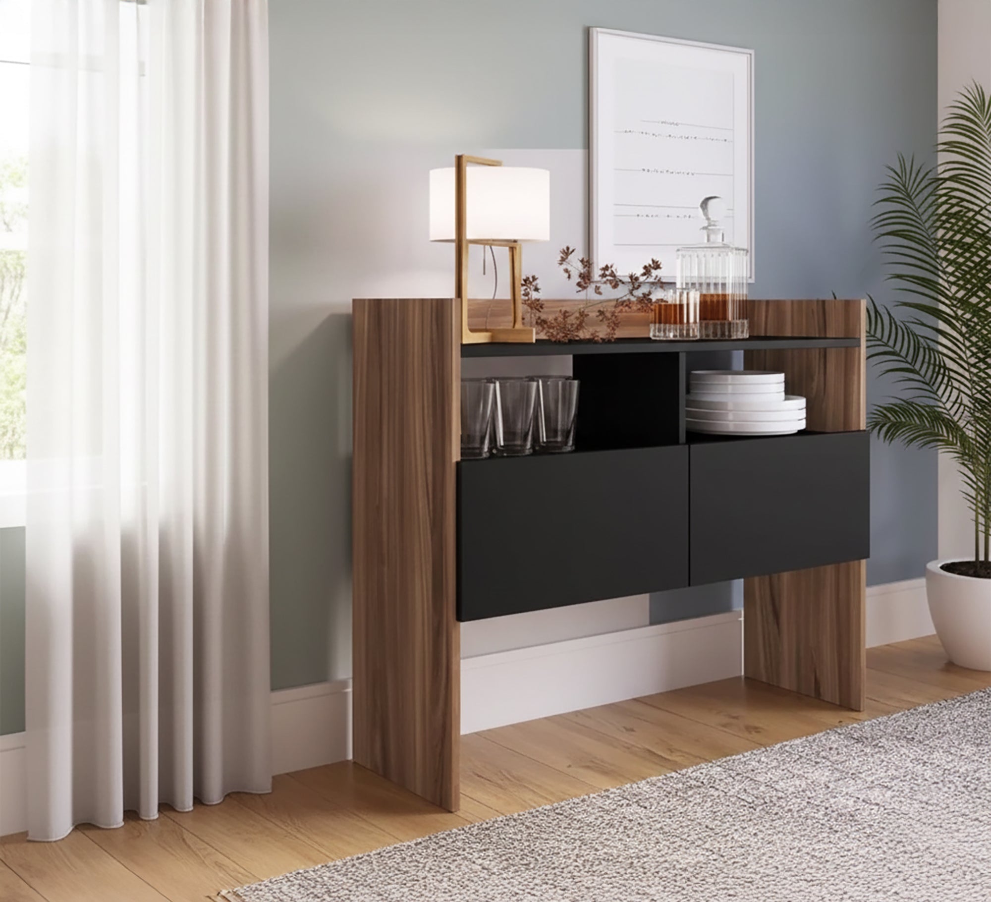 Elevated Sides Coffee Corner - Vitrine Furniture - Furniture