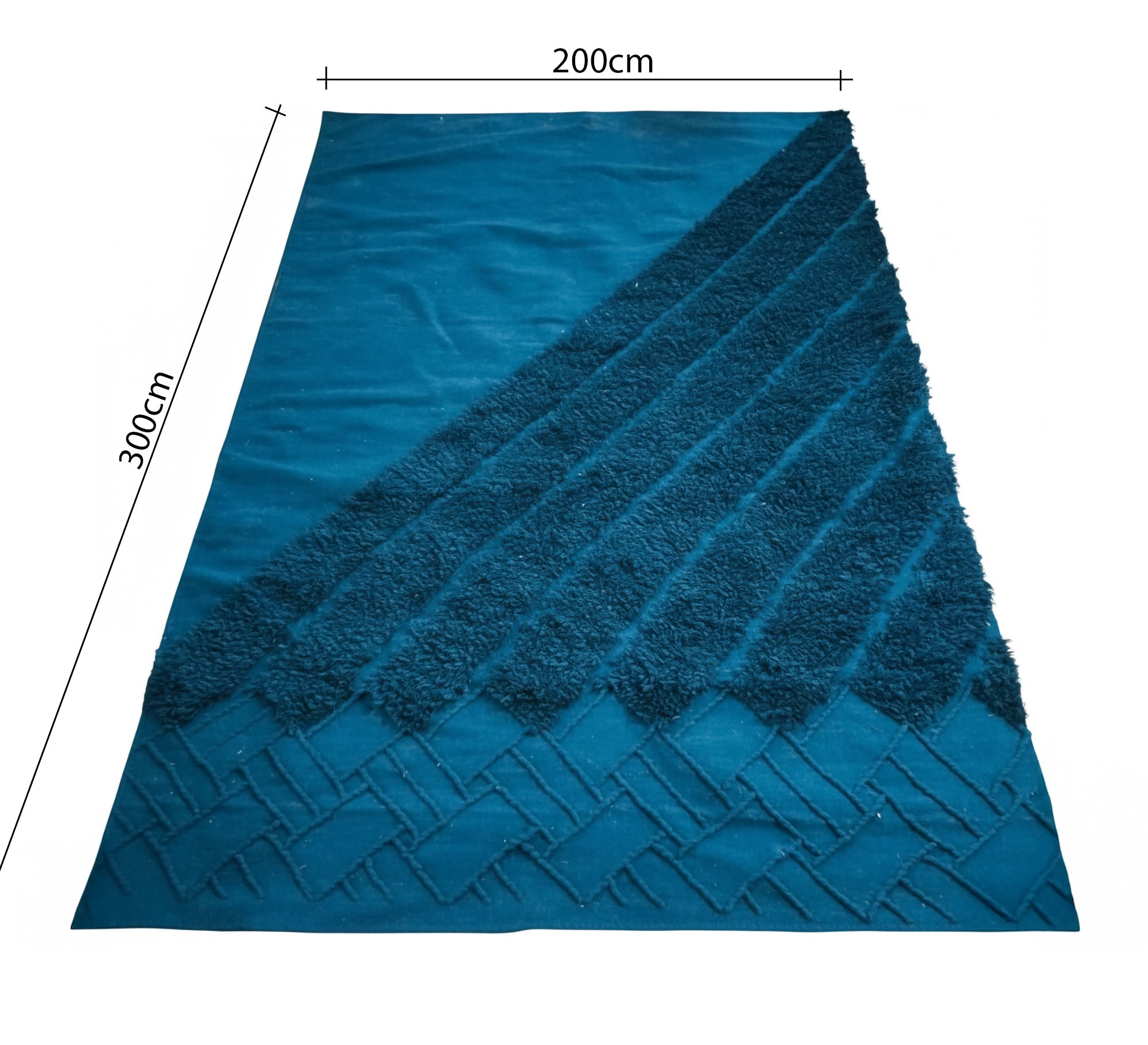 Embossed pile rug with a textured design - Vitrine Furniture - Accessories