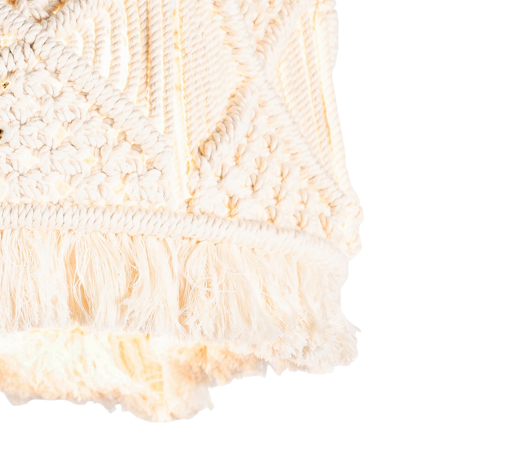 Extra - shaped macrame pendant lamp - Vitrine Furniture - Lighting