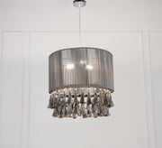 Fabric ceiling lamp with tassels - Vitrine Furniture - Lighting