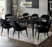 Family dining table in black - Vitrine Furniture - Furniture