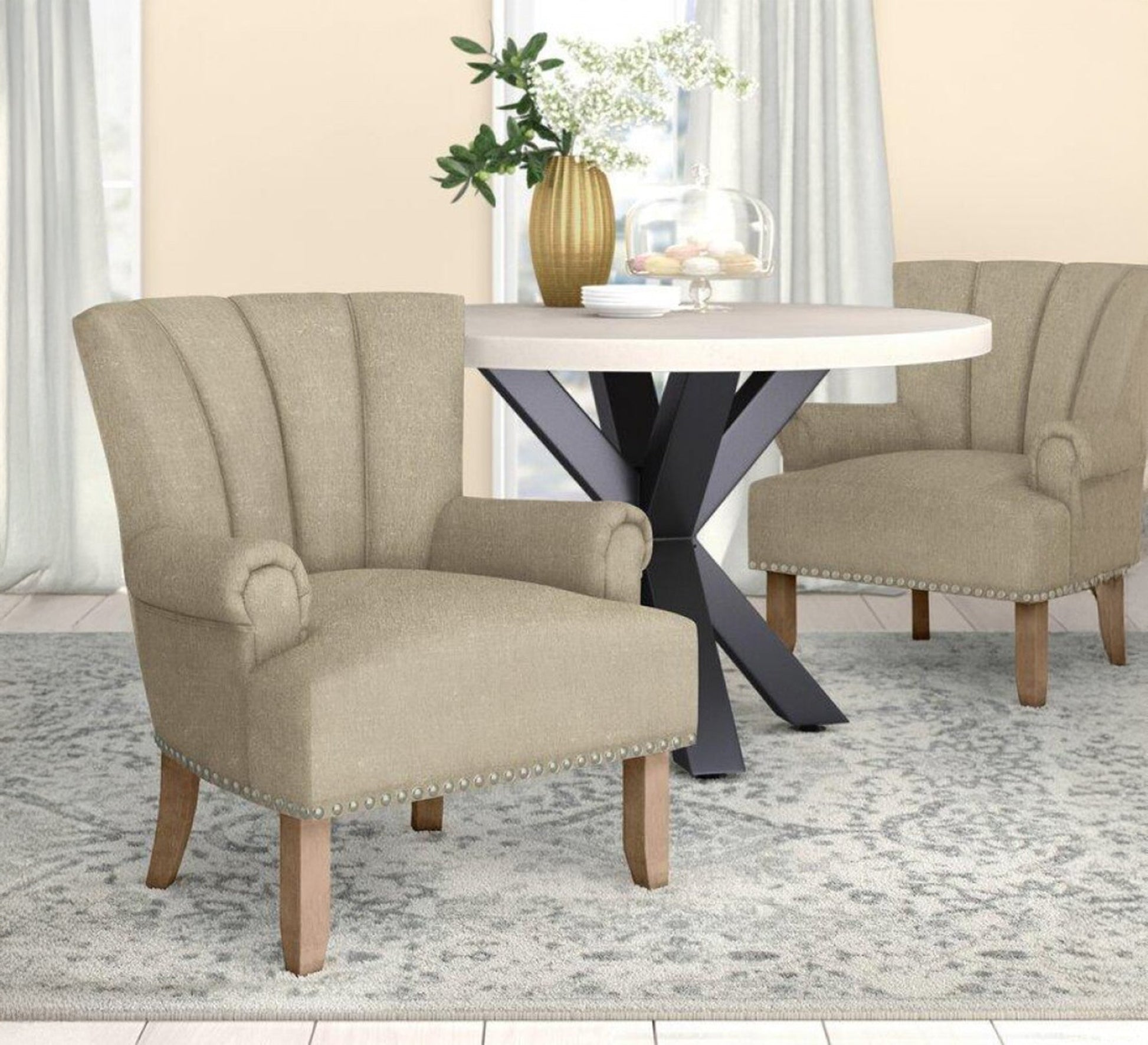 Fan - back armchair - Vitrine Furniture - Furniture