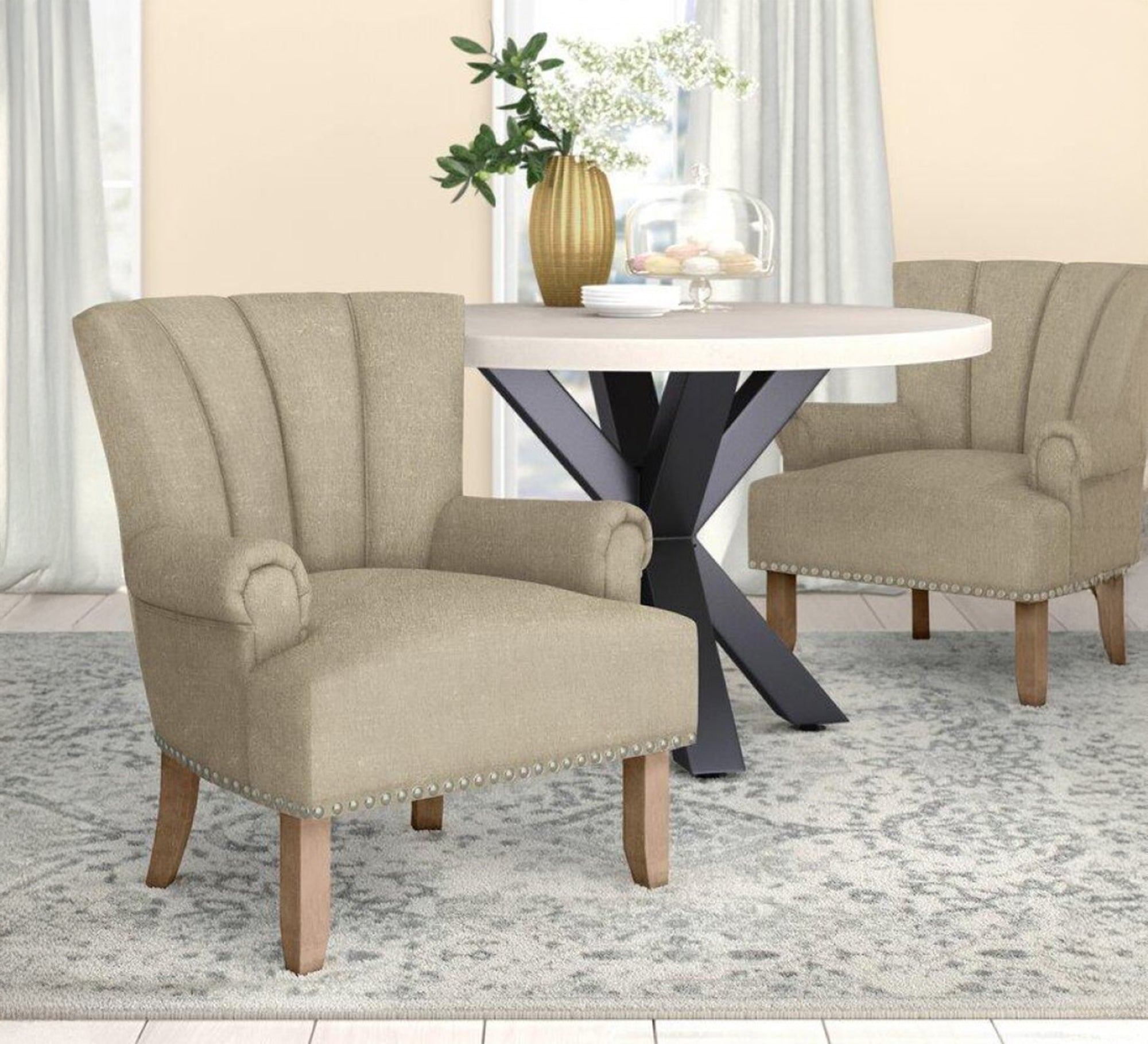 Fan - back armchair - Vitrine Furniture - Furniture