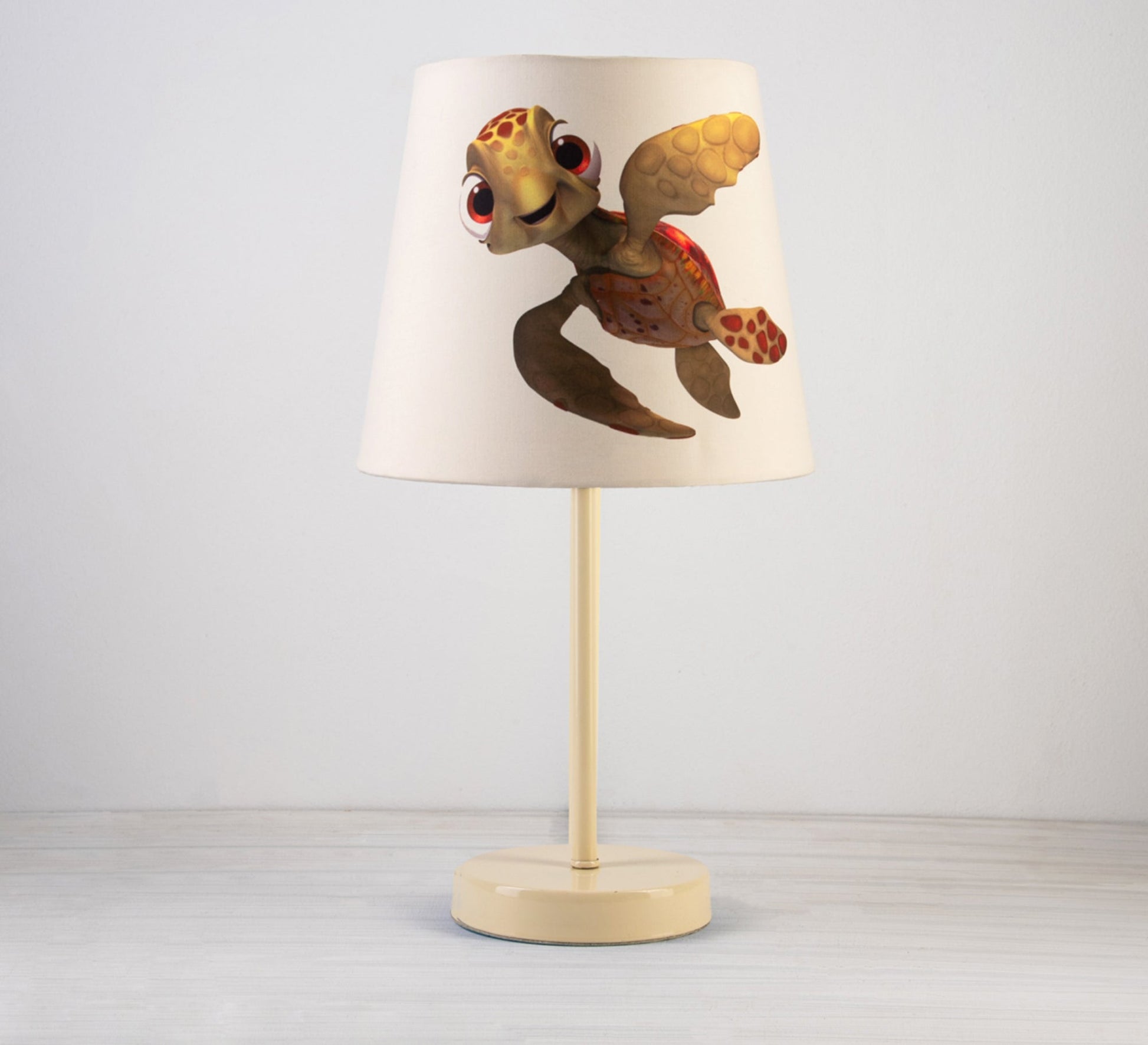 Finding Nemo Turtle Lamp: A beautiful nautical touch with a beige base. - Vitrine Furniture - Lighting