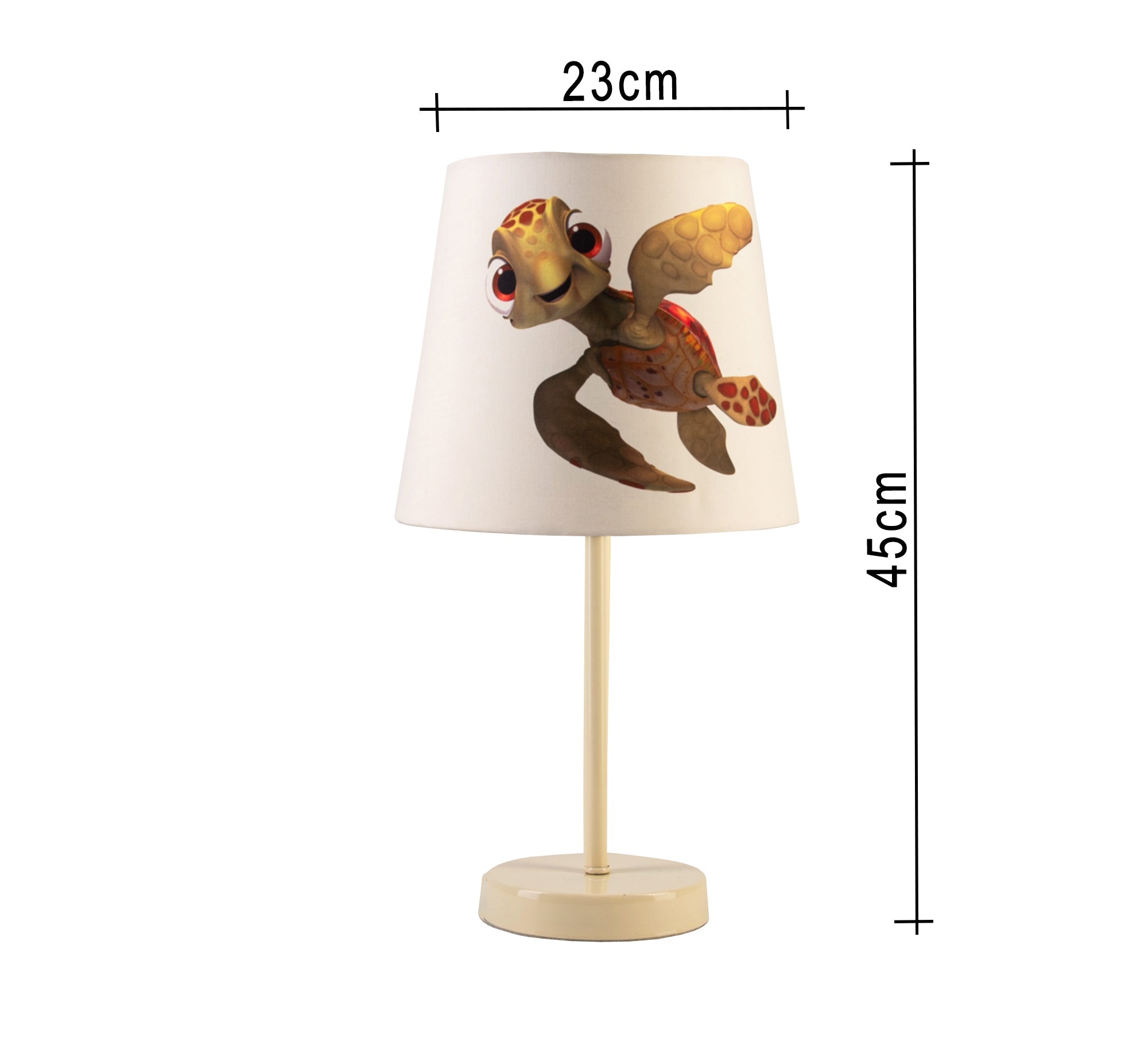 Finding Nemo Turtle Lamp: A beautiful nautical touch with a beige base. - Vitrine Furniture - Lighting