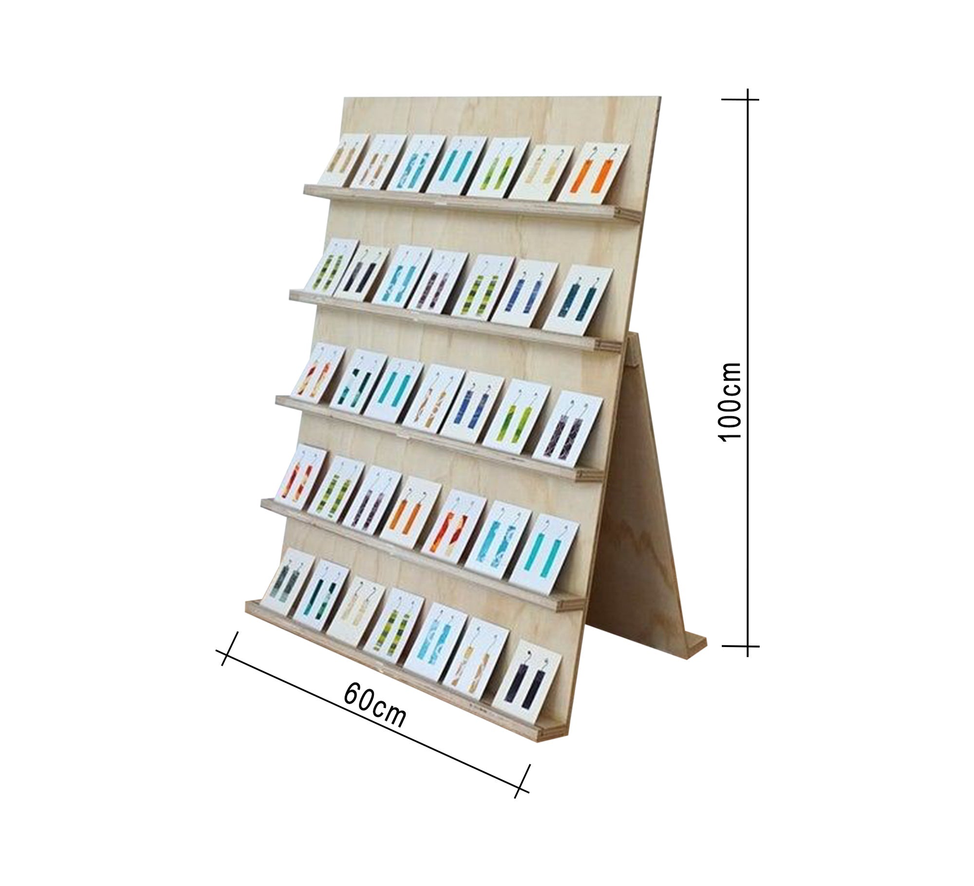 Five Shelf Book Display Stand - Vitrine Furniture - Décor