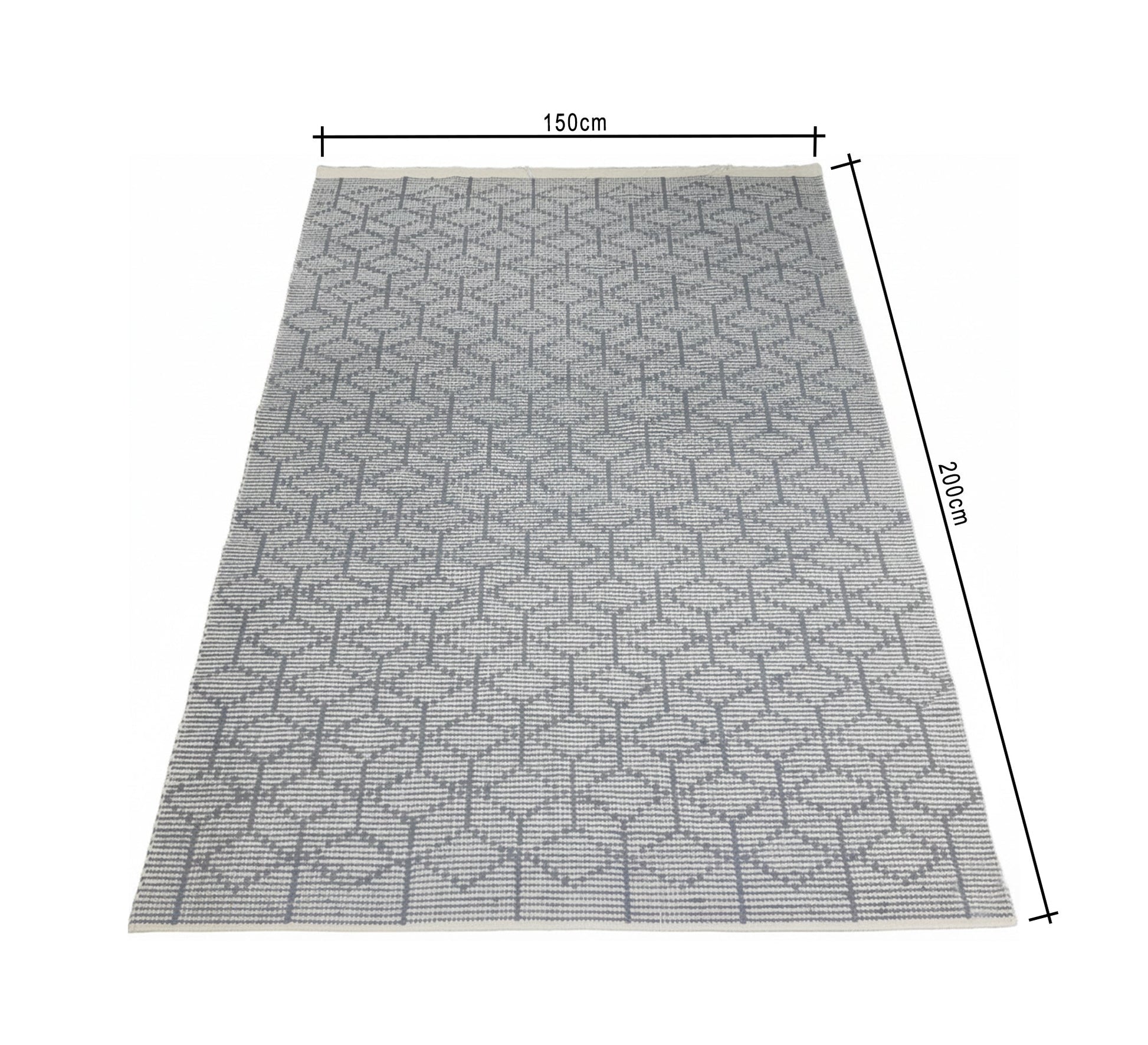 Flat rug with diamond pattern - Vitrine Furniture - Accessories