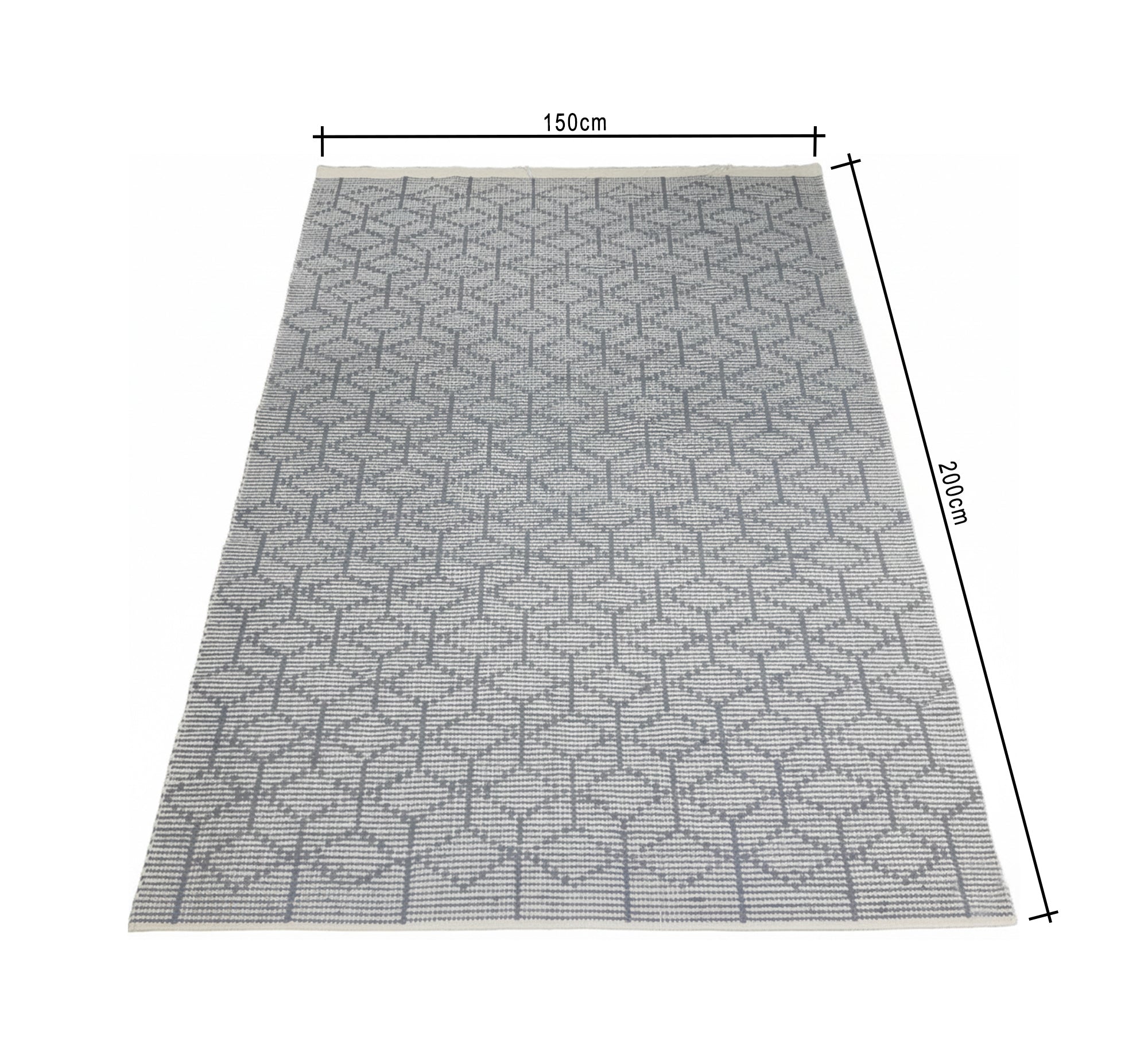Flat rug with diamond pattern - Vitrine Furniture - Accessories