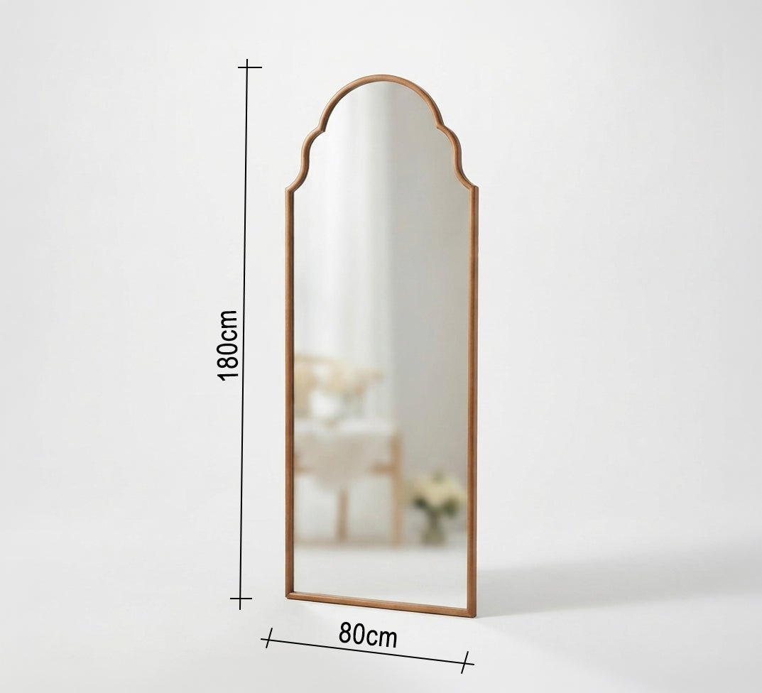 Float Mirror with a Moroccan Wavy Arch - Vitrine Furniture - Mirrors