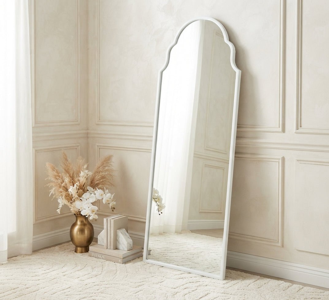 Float Mirror with a Moroccan Wavy Arch - Vitrine Furniture - Mirrors