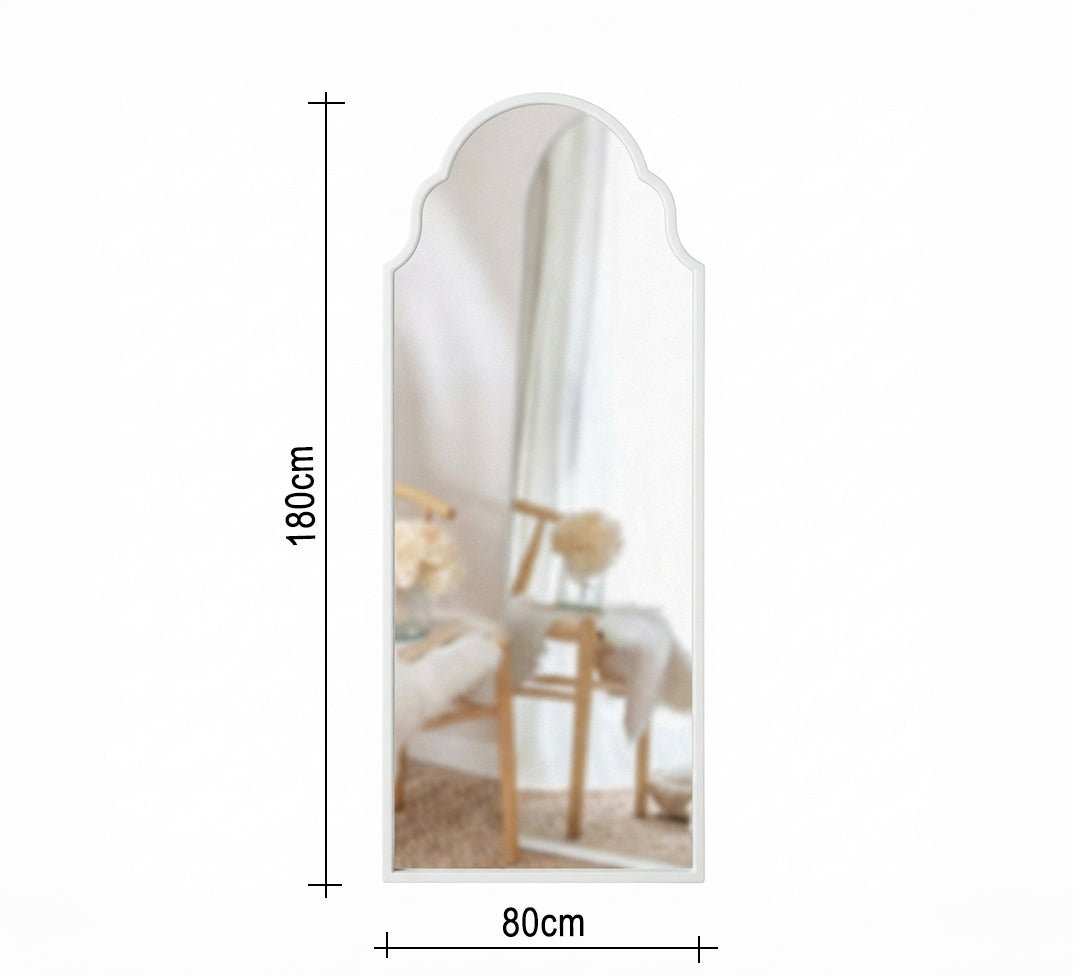 Float Mirror with a Moroccan Wavy Arch - Vitrine Furniture - Mirrors