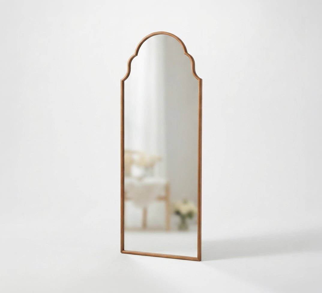Float Mirror with a Moroccan Wavy Arch - Vitrine Furniture - Mirrors