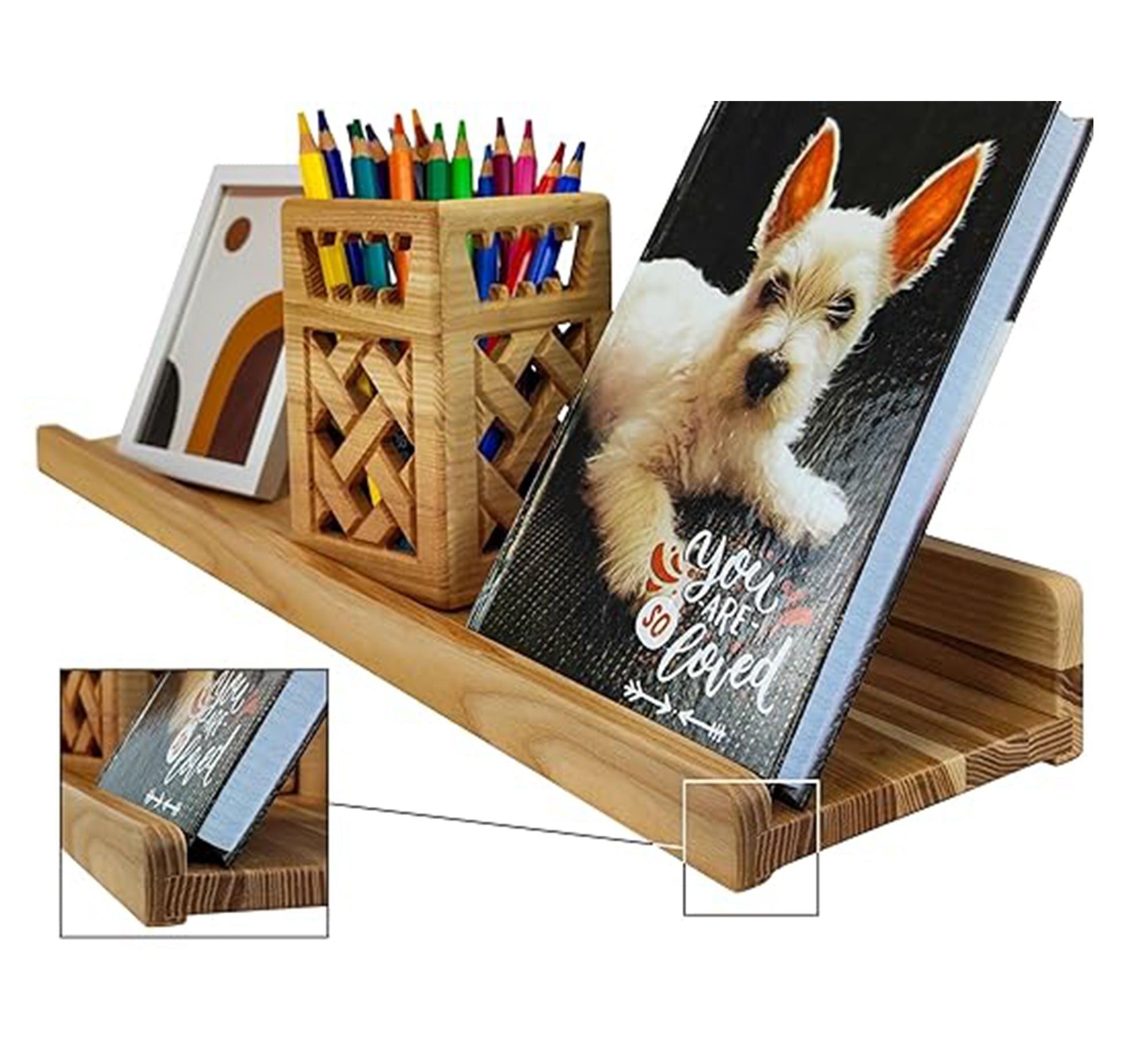 Floating Swedish Wood Wall Shelf - Vitrine Furniture - Décor