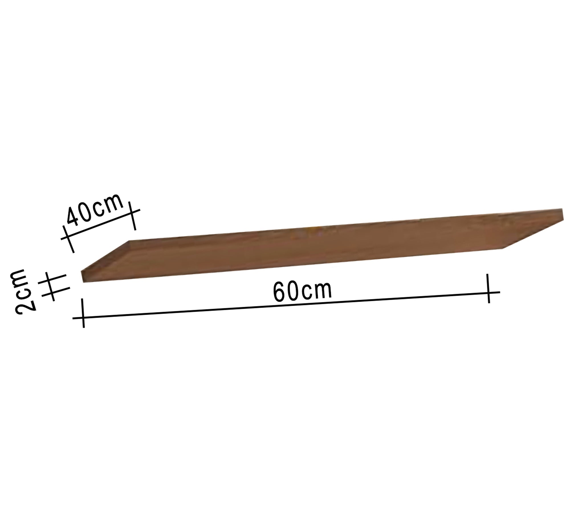 Floating wooden shelf - Vitrine Furniture - Décor