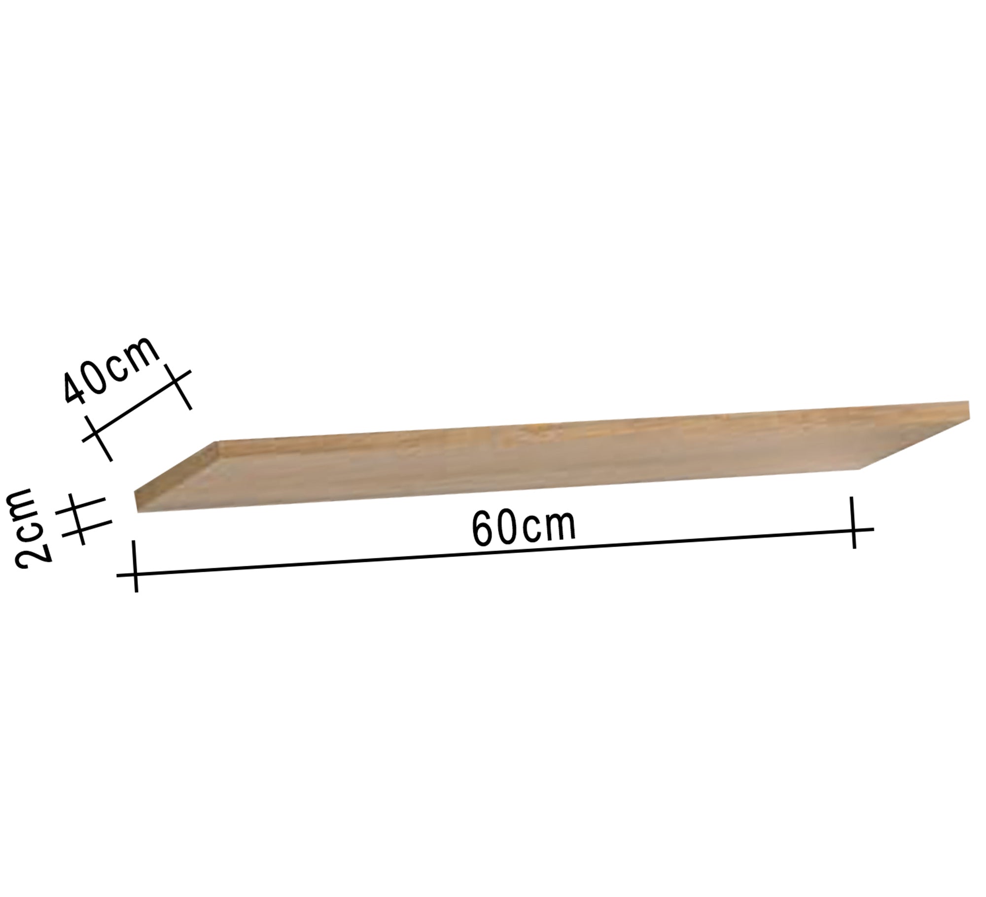 Floating wooden shelf - Vitrine Furniture - Décor