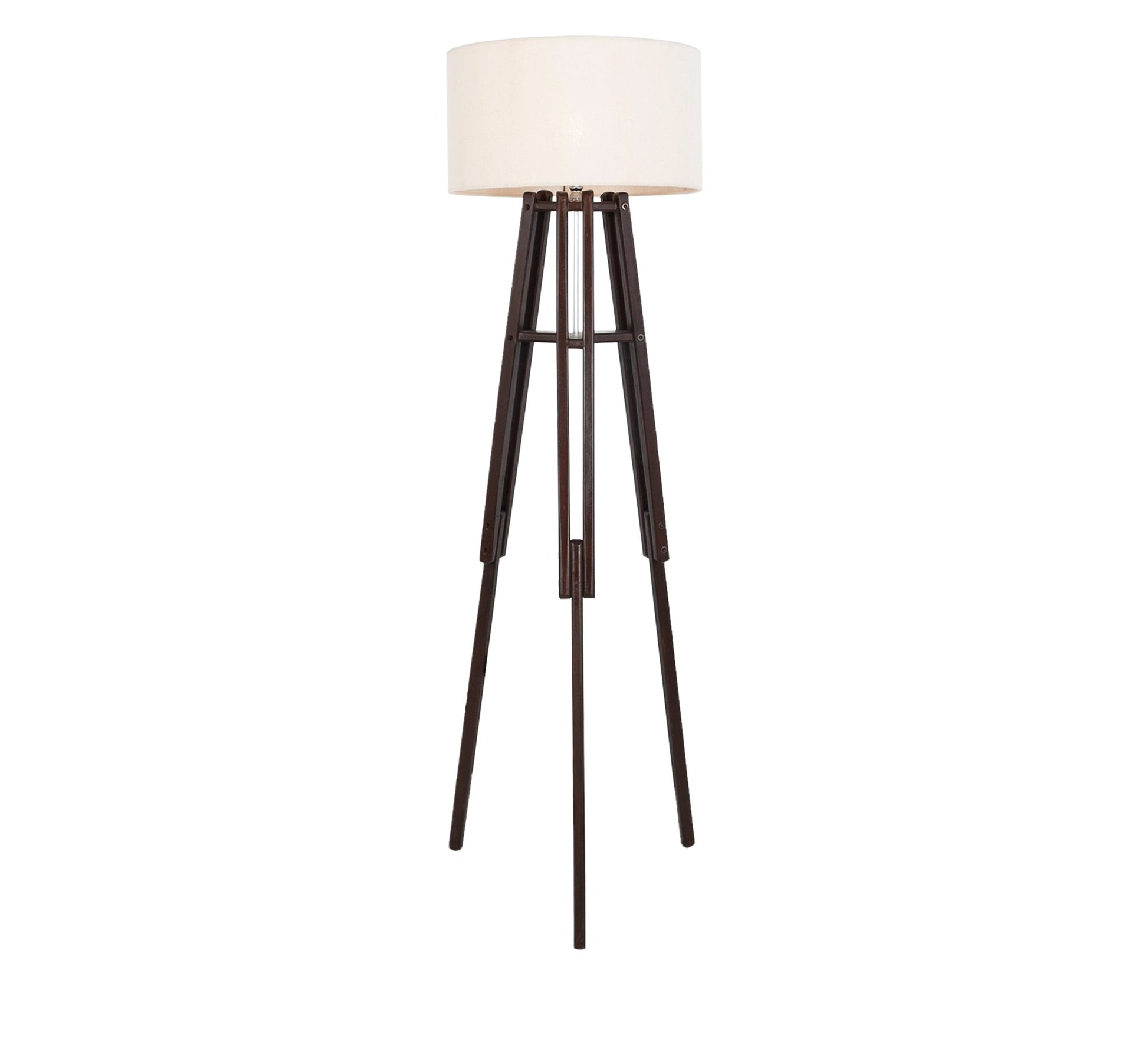 Floor lamp with a brown beech wood base - Vitrine Furniture - Lighting