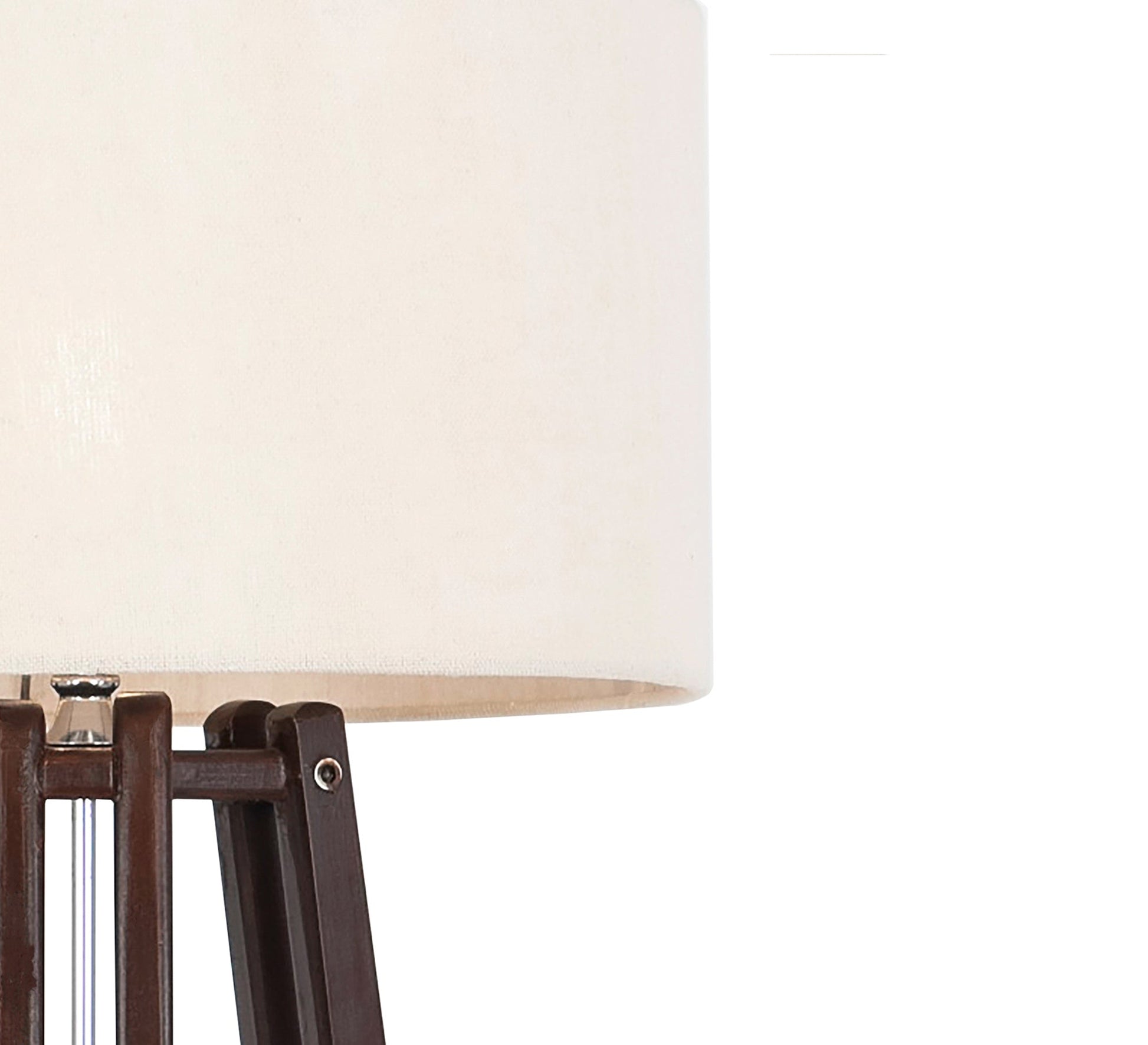 Floor lamp with a brown beech wood base - Vitrine Furniture - Lighting