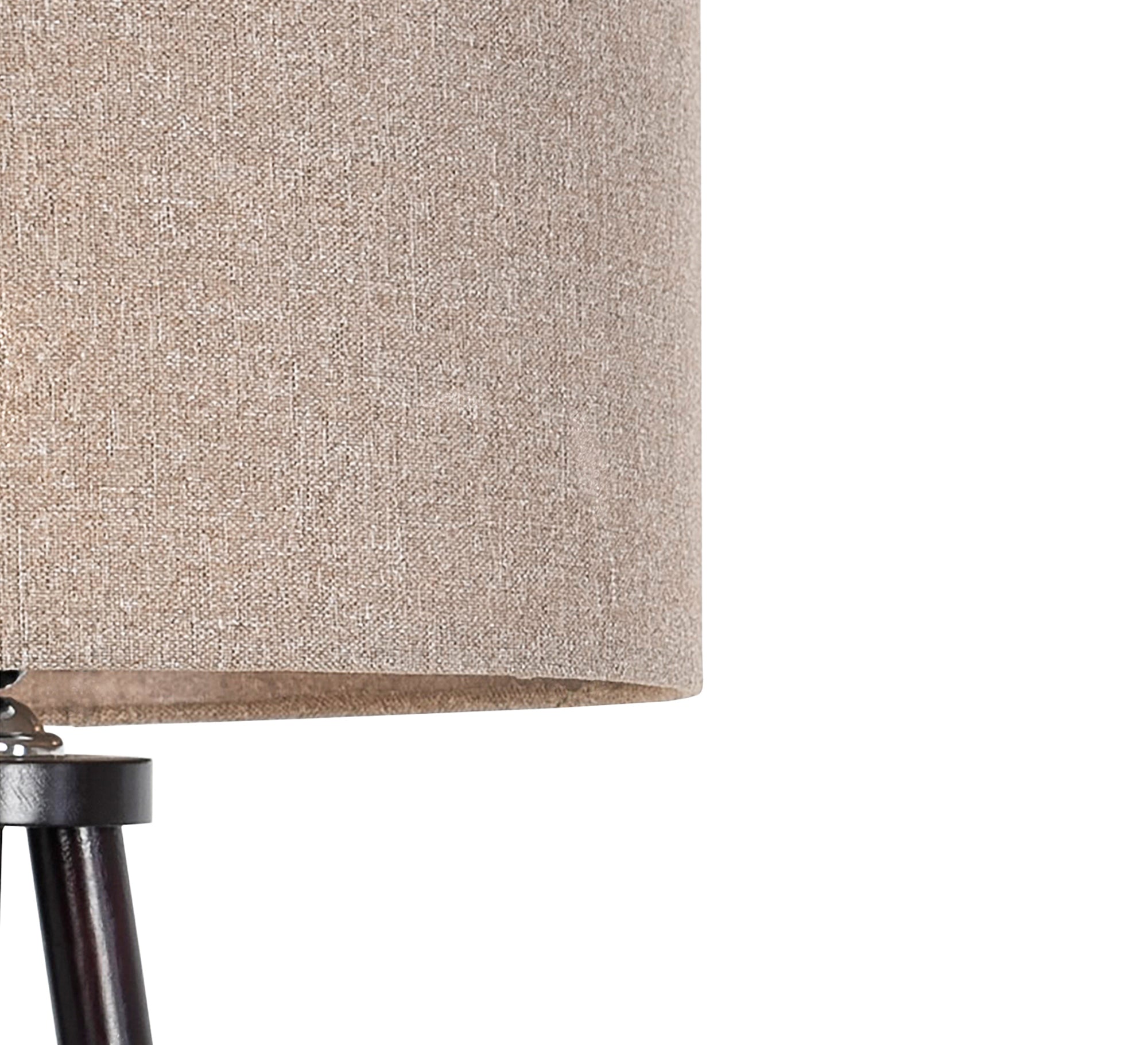 Floor lamp with a square base in brown beech wood - Vitrine Furniture - Lighting