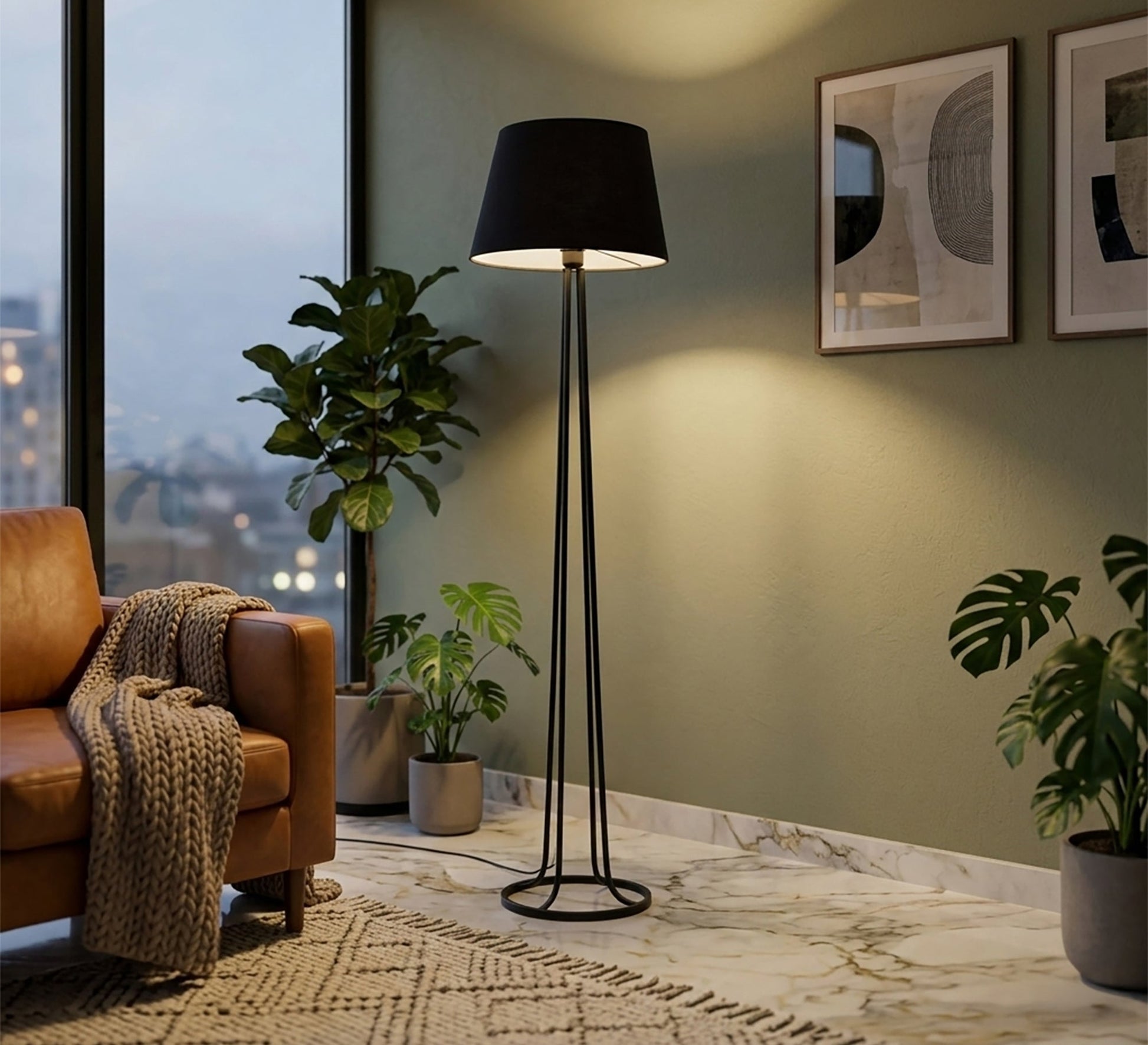 Floor lamp with metal legs - Vitrine Furniture - Floor lamps