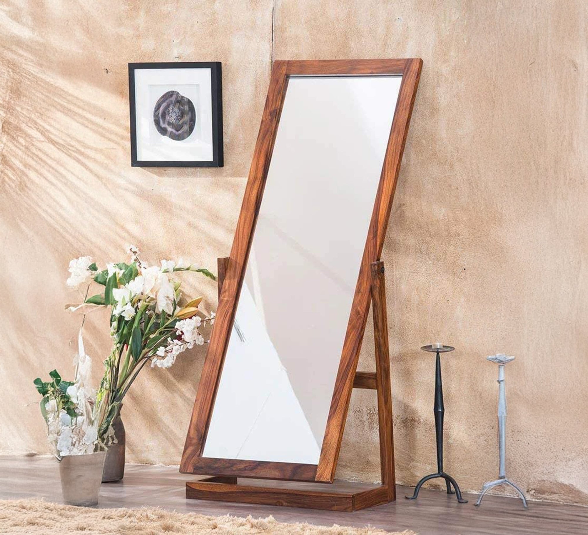 Floor mirror mounted on a base - Vitrine Furniture - Décor