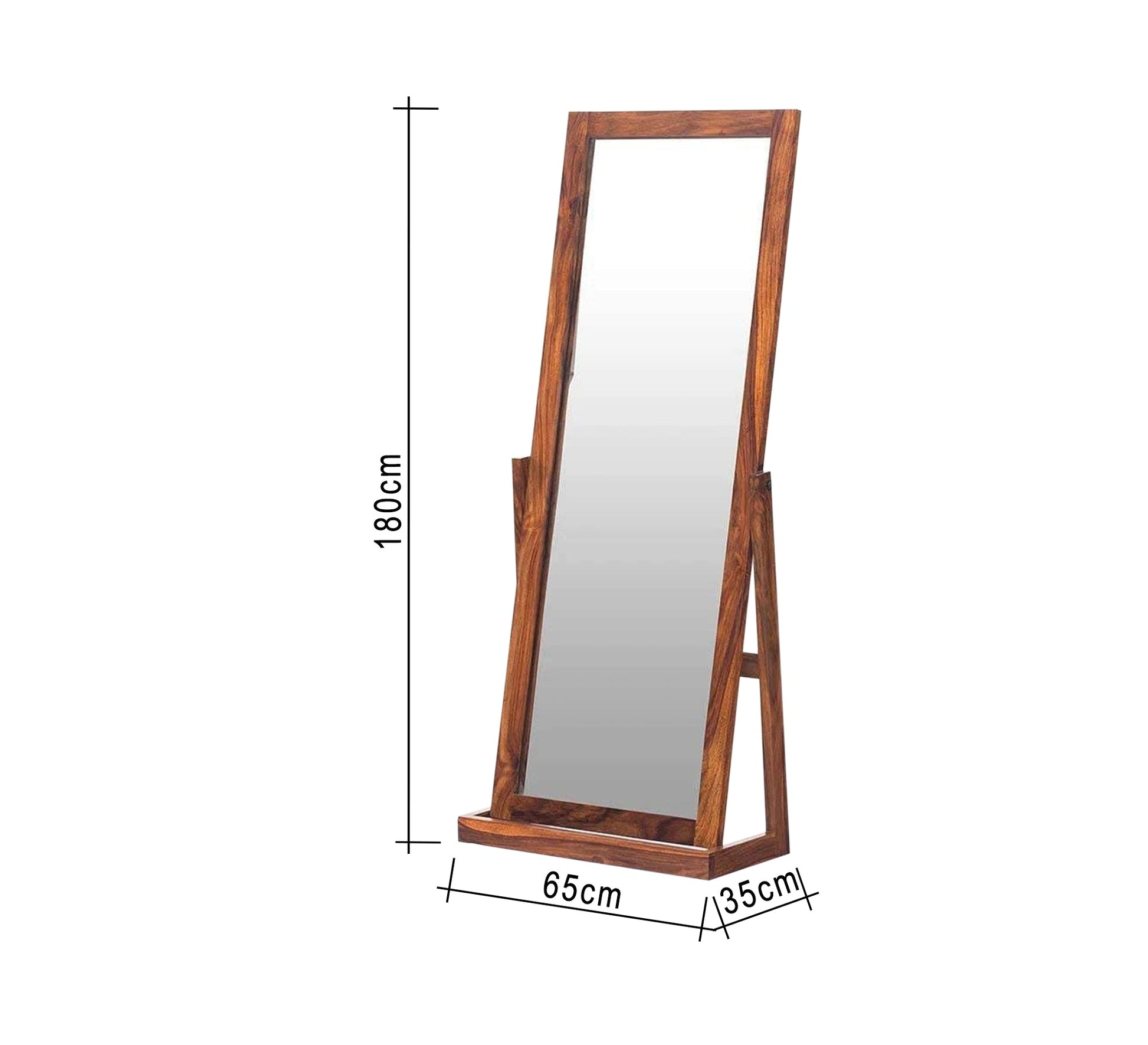 Floor mirror mounted on a base - Vitrine Furniture - Décor
