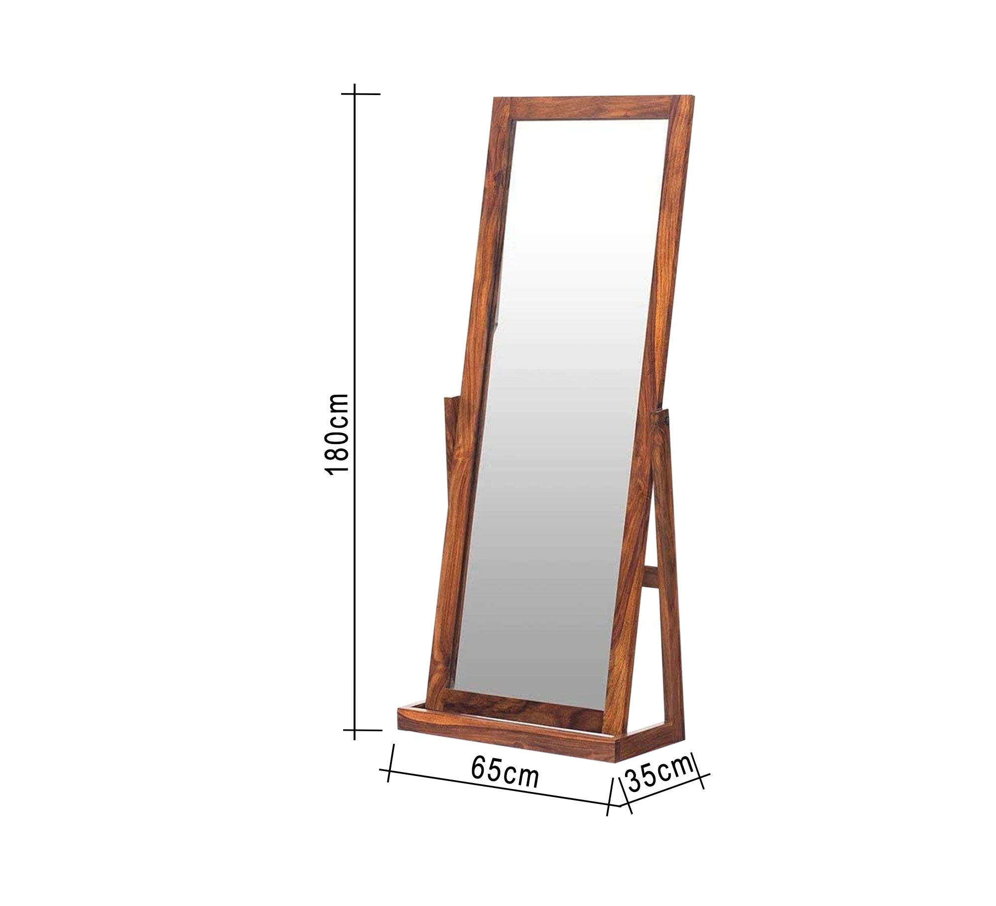Floor mirror mounted on a base - Vitrine Furniture - Décor