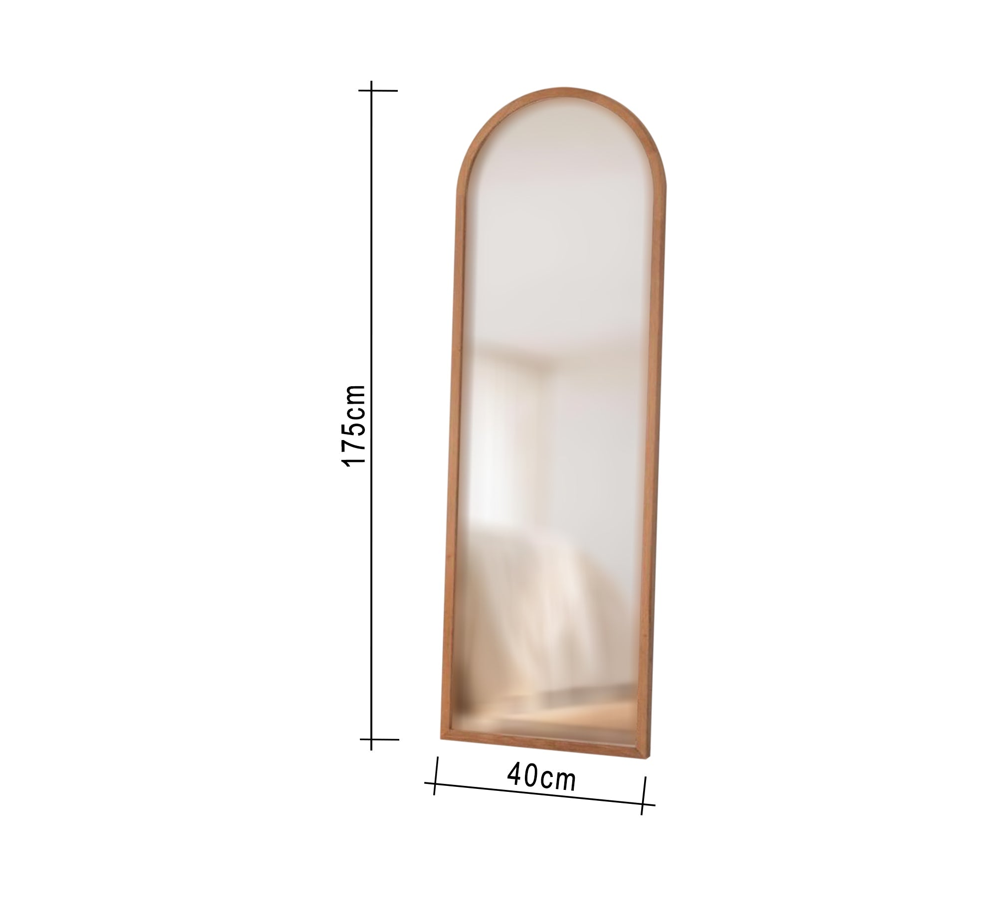 Floor mirror with a semicircular frame - Vitrine Furniture - Décor