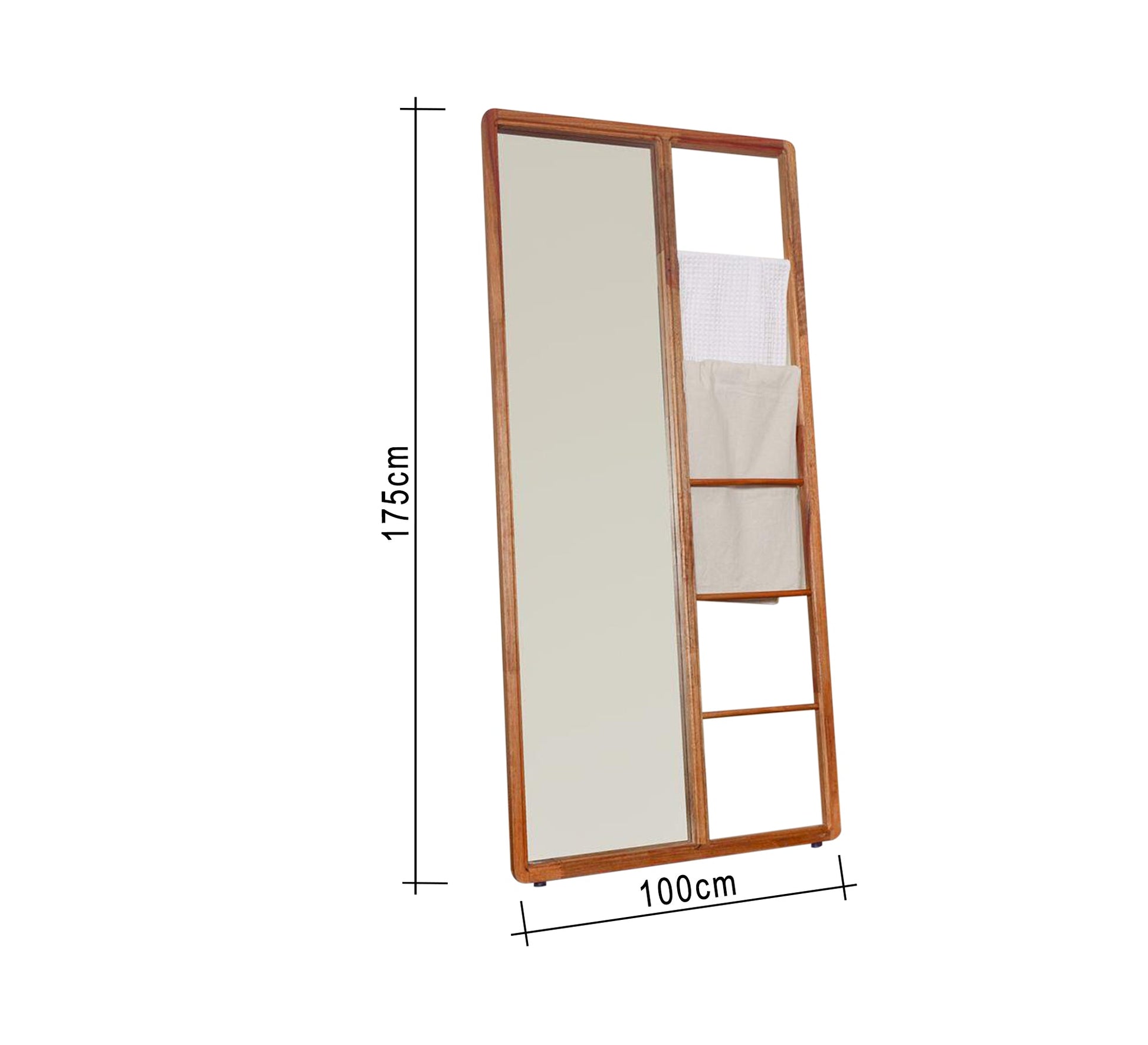 Floor mirrors paired with 5 brackets - Vitrine Furniture - Décor
