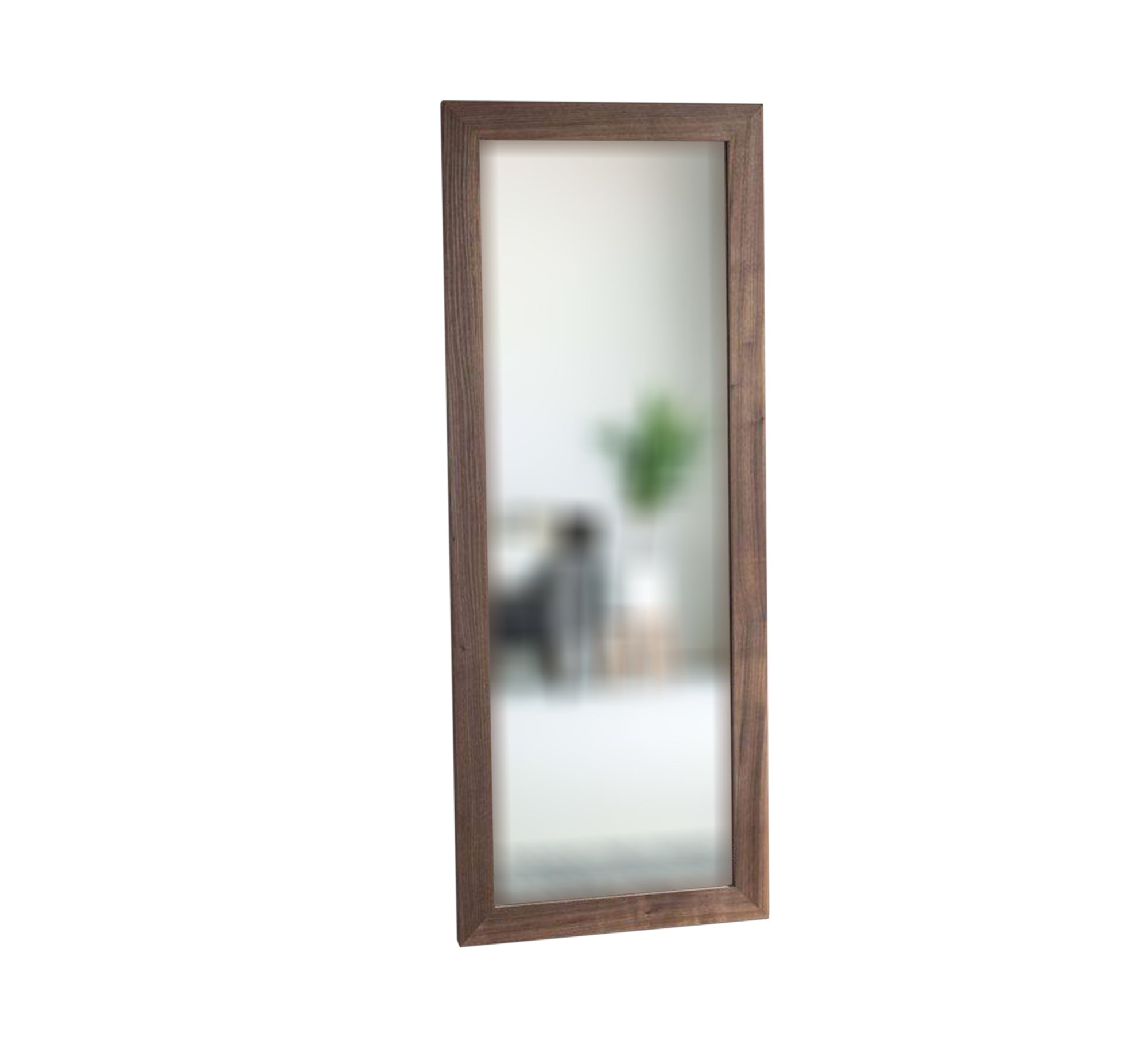 Floor mirrors with a rectangular brown frame - Vitrine Furniture - Décor