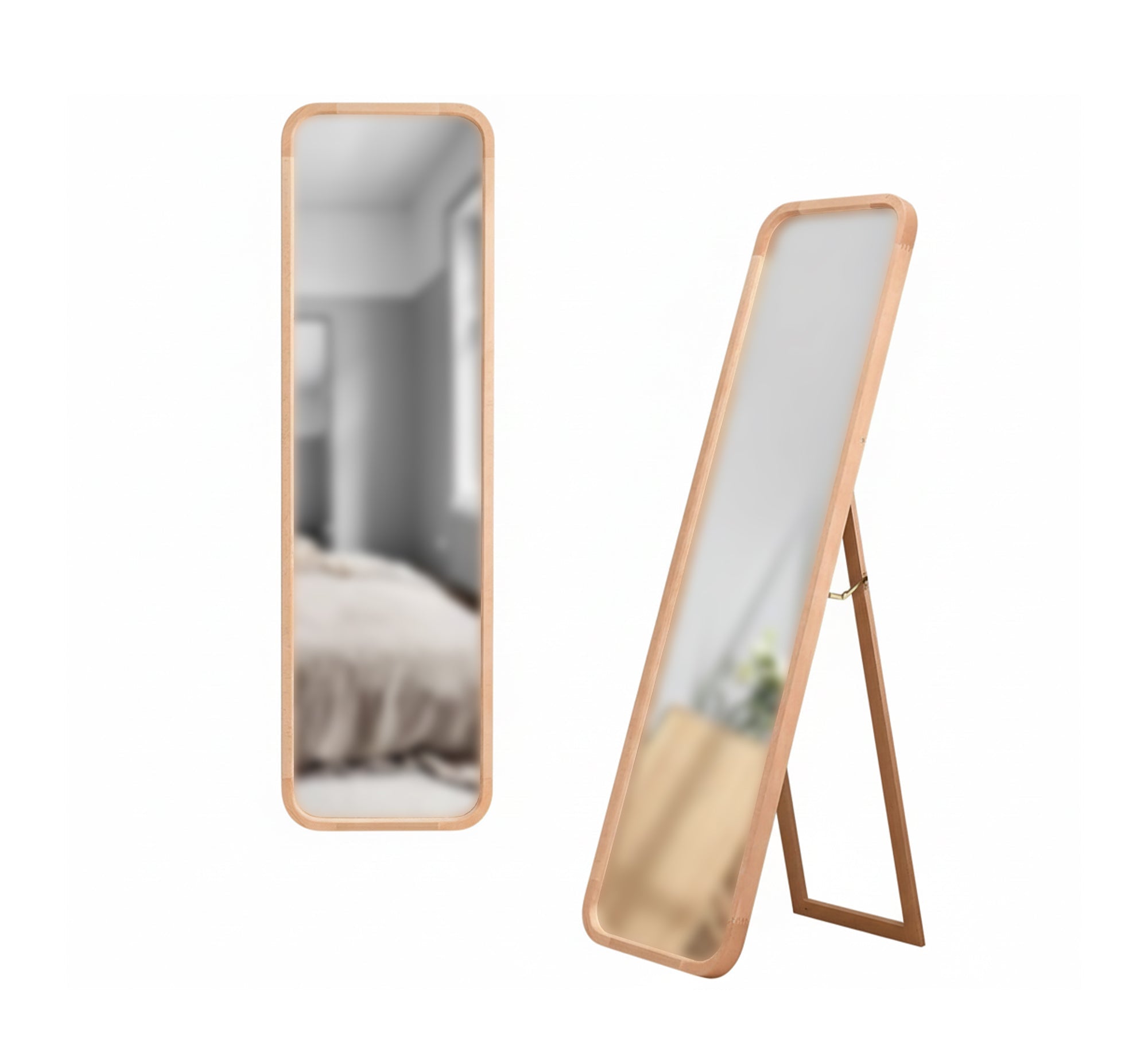 Floor mirrors with attached legs that can be mounted on the wall - Vitrine Furniture - Décor